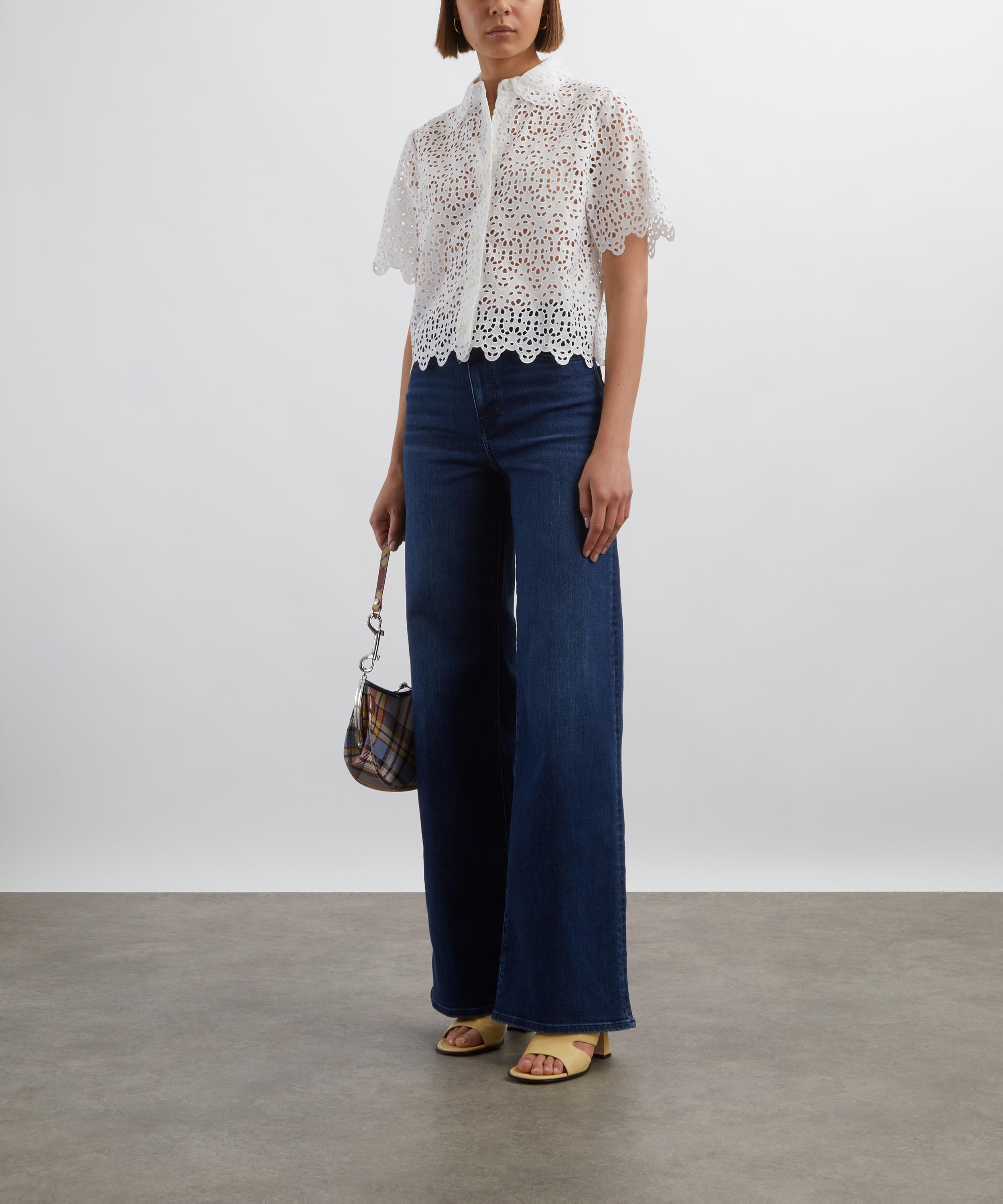 Frame - Le Slim Palazzo Jeans in Drizzle image number 1