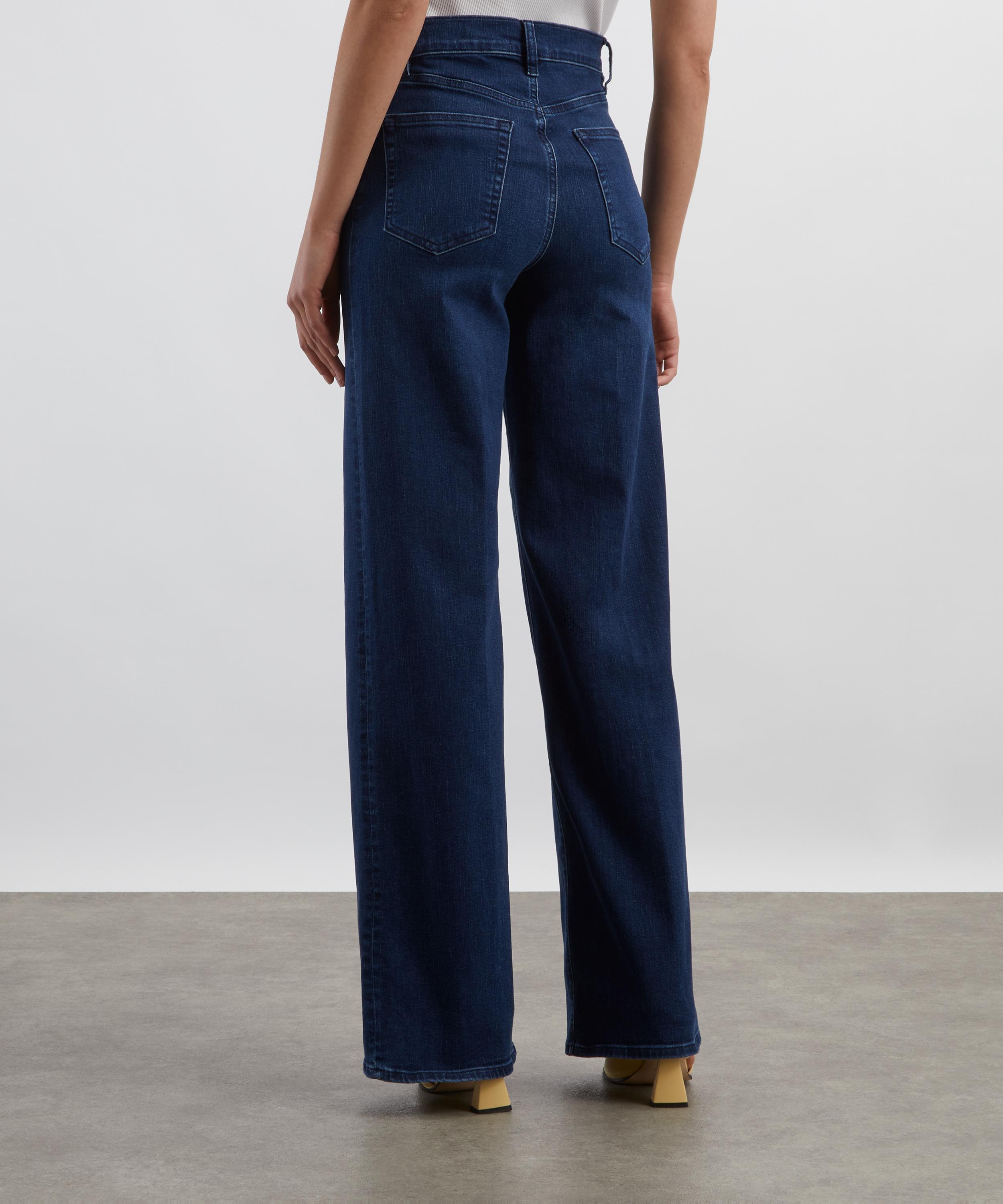 Frame - Le Slim Palazzo Jeans in Drizzle image number 3