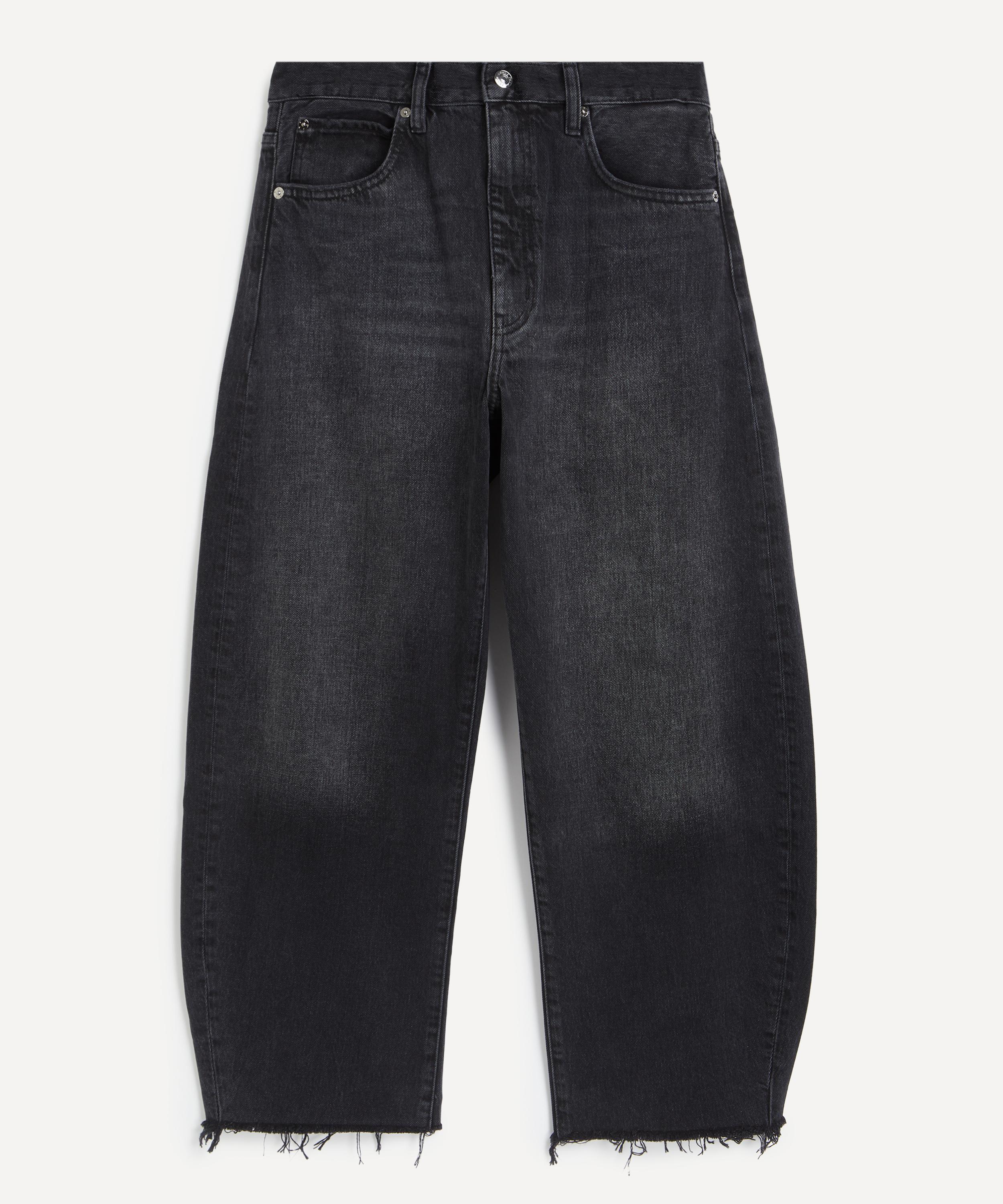 Frame - The Bubble Crop Jeans in Limitless Raw Fray image number 0
