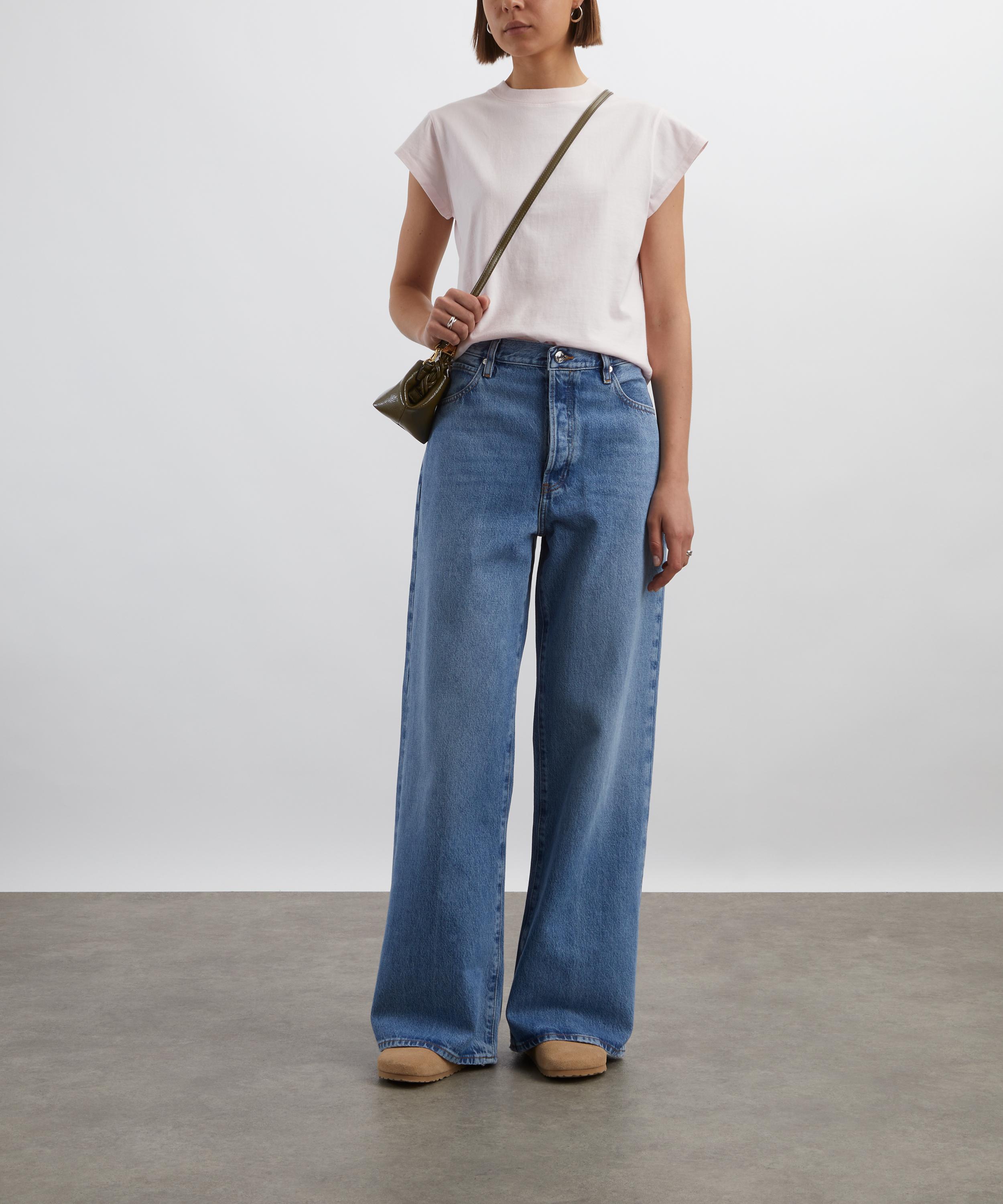 Frame - The Loose Relaxed Wide Jeans in Rundown image number 1