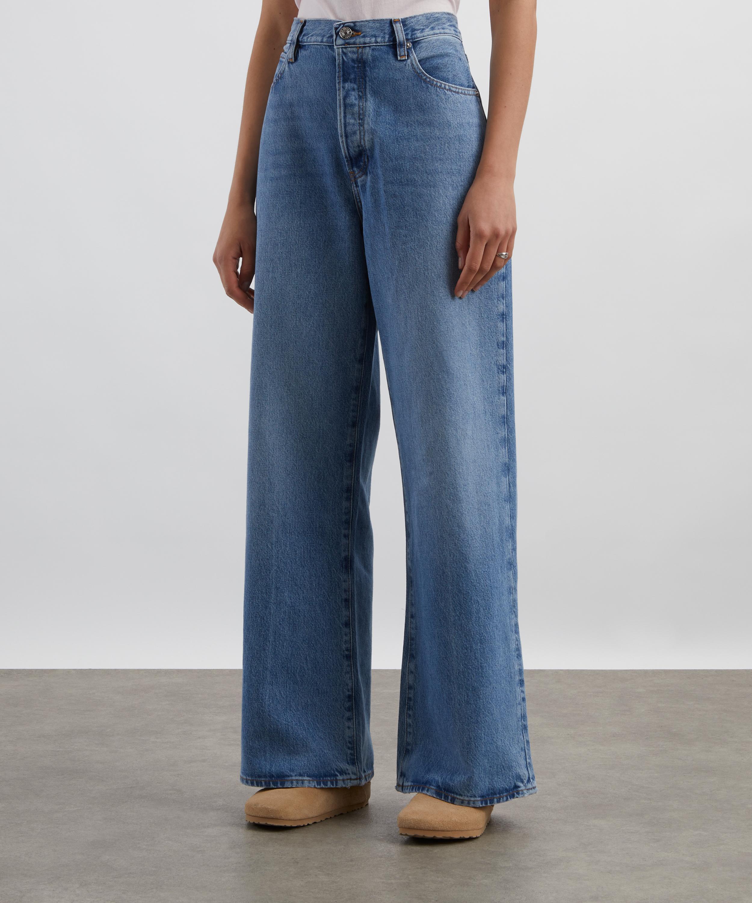 Frame - The Loose Relaxed Wide Jeans in Rundown image number 2