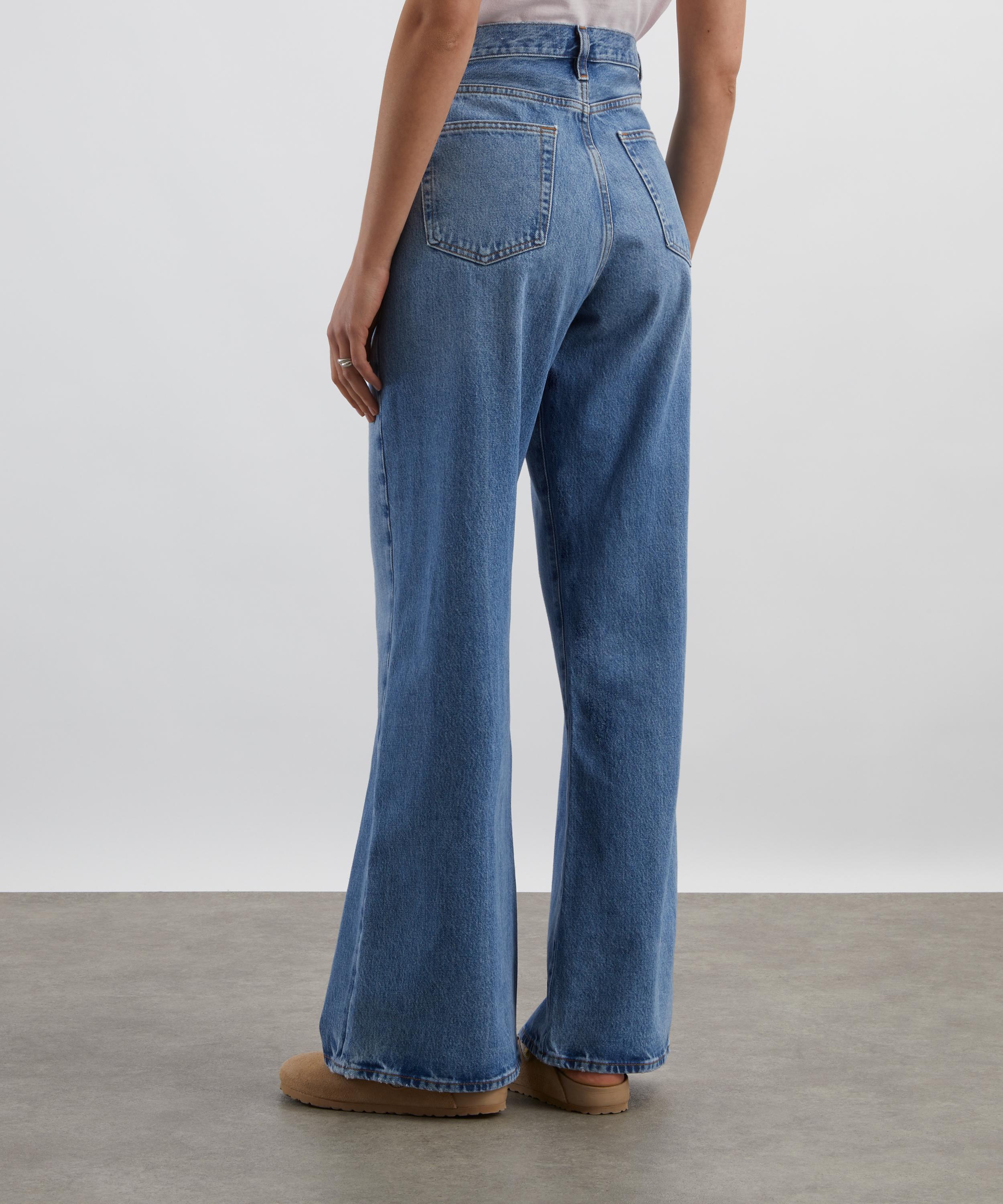 Frame - The Loose Relaxed Wide Jeans in Rundown image number 3