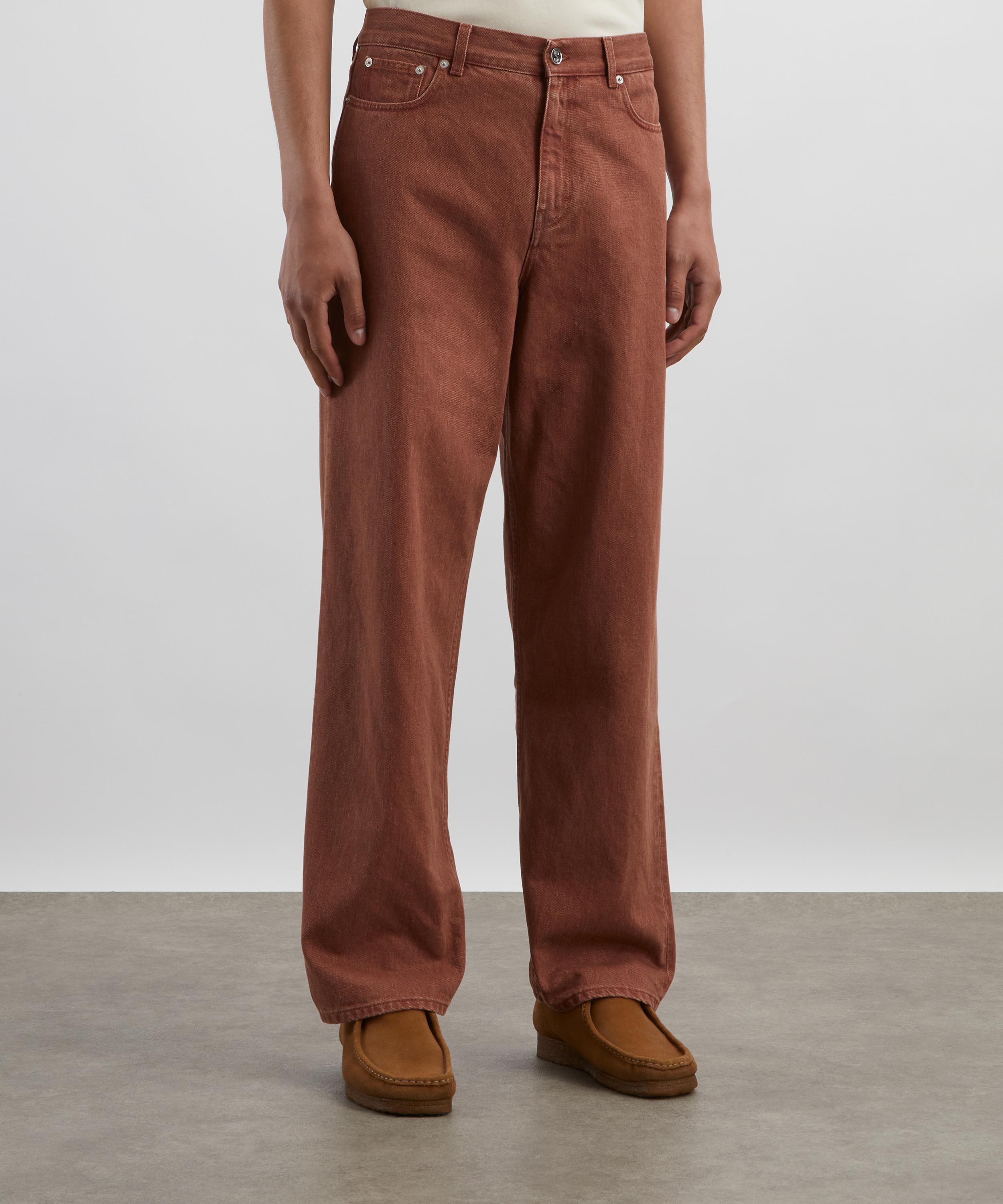 Séfr - Faded Red Wide Cut Jeans image number 2