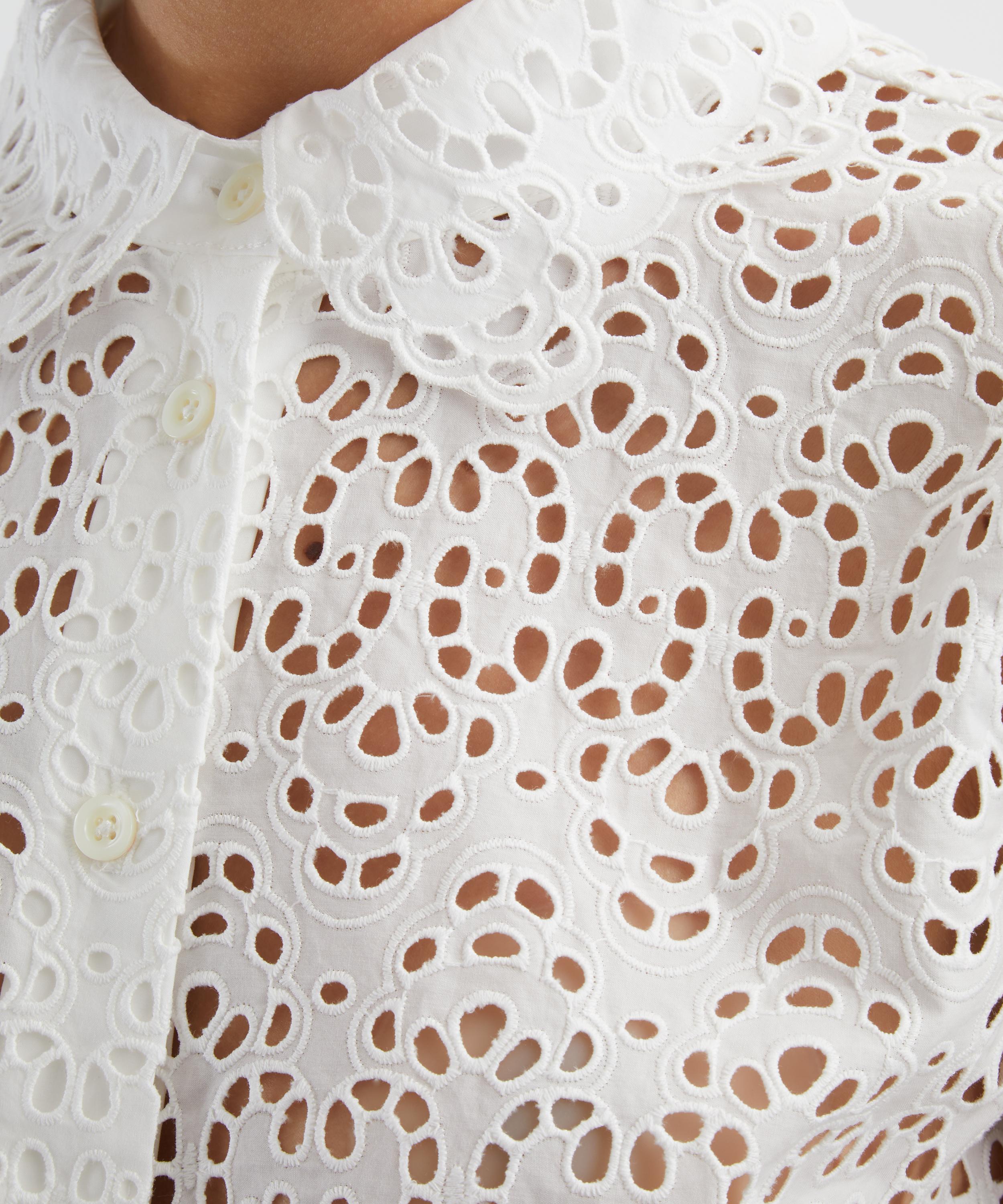 Frame - The Deco Eyelet Shirt  image number 4