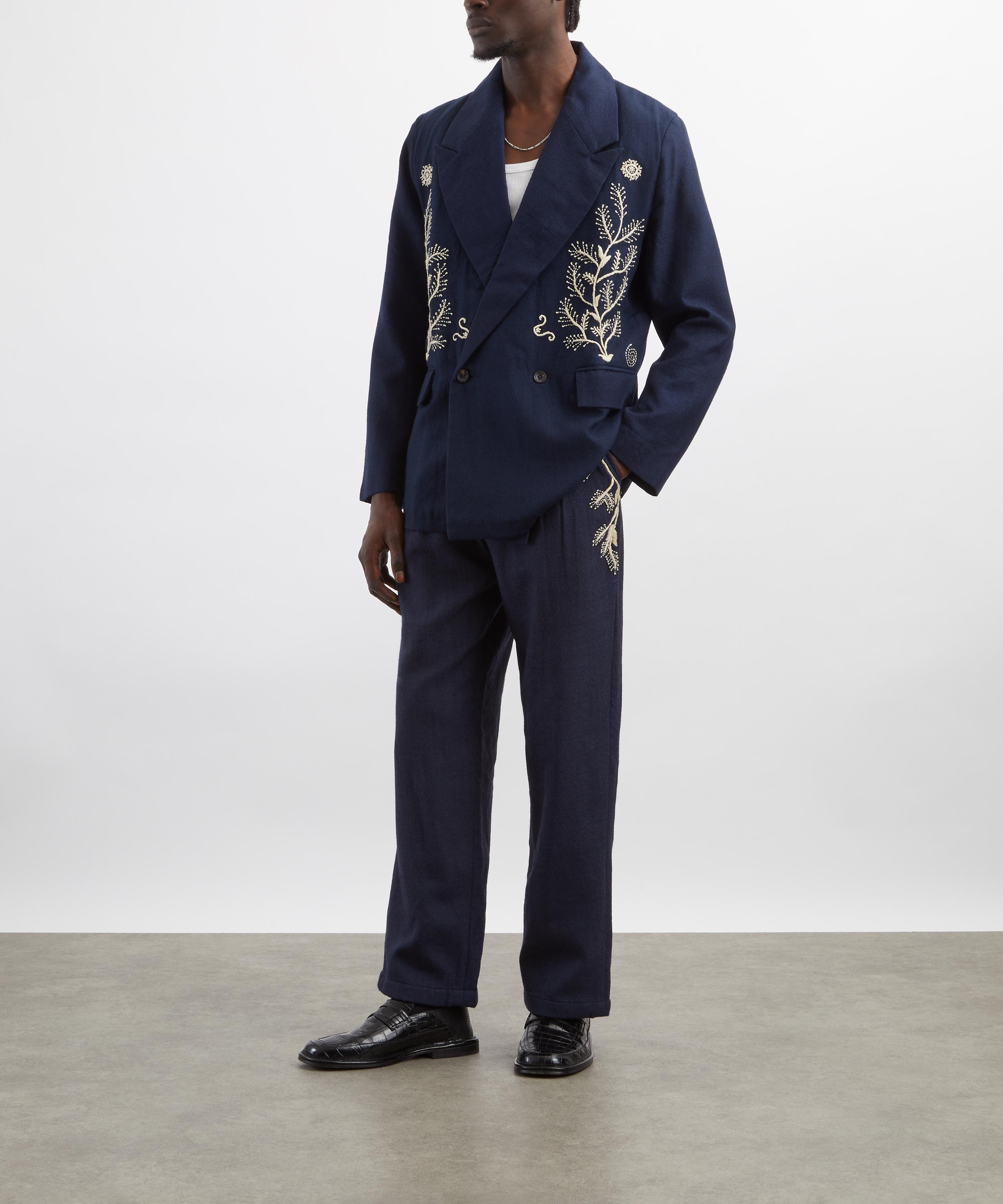 Kartik Research - Double Breasted Embroidered Blazer image number 1