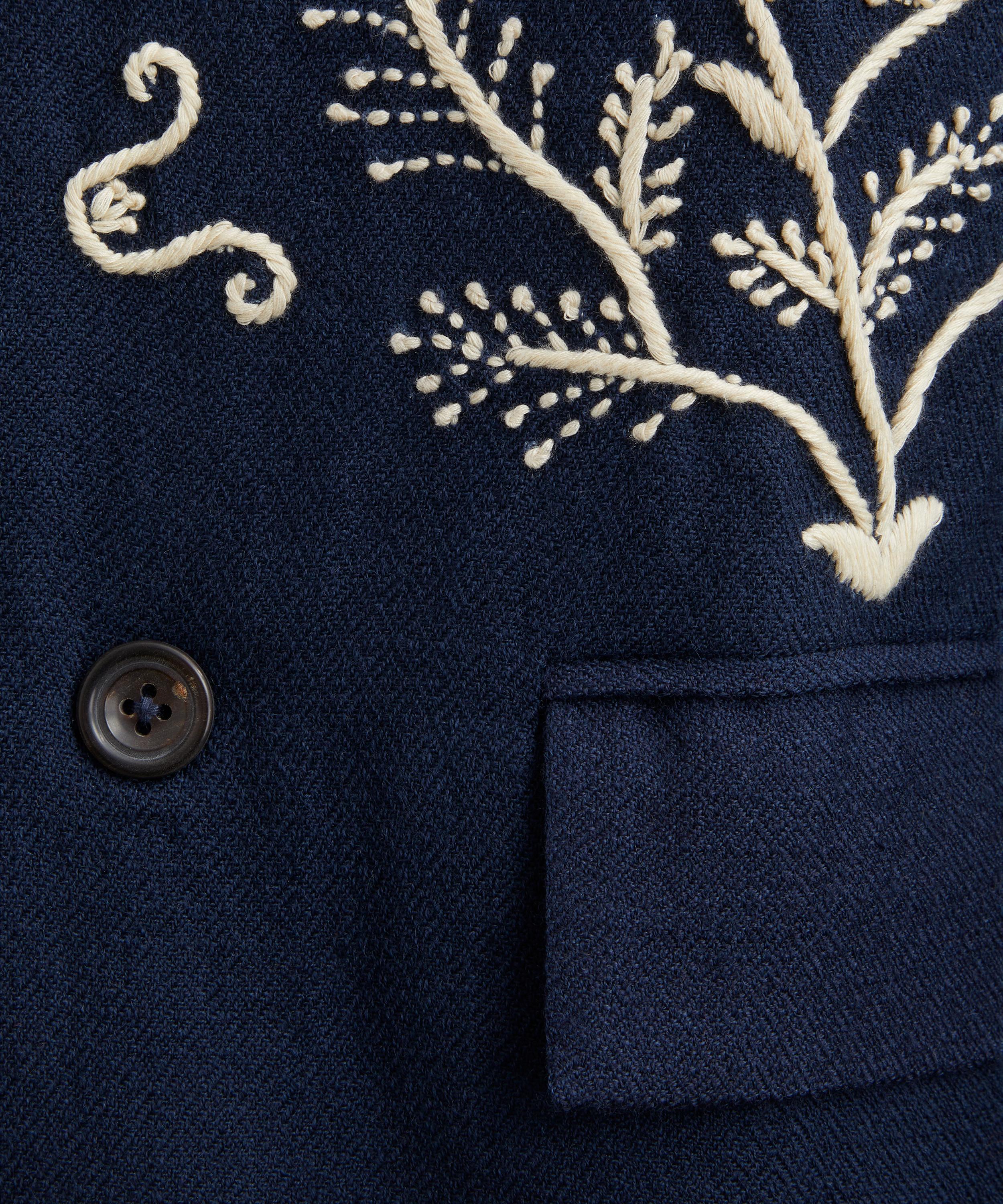 Kartik Research - Double Breasted Embroidered Blazer image number 4