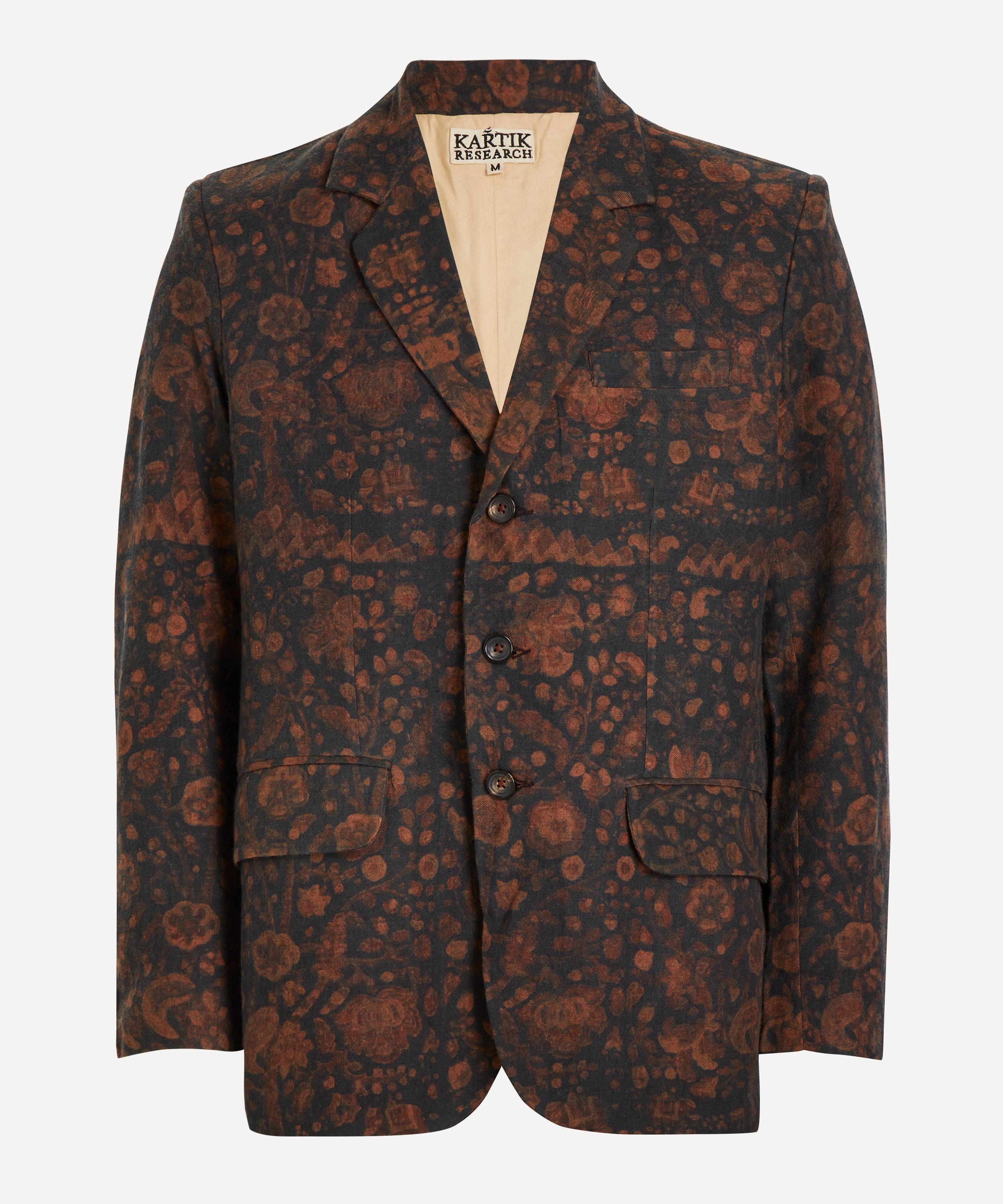 Kartik Research - Block-Print Wool Blazer image number 0