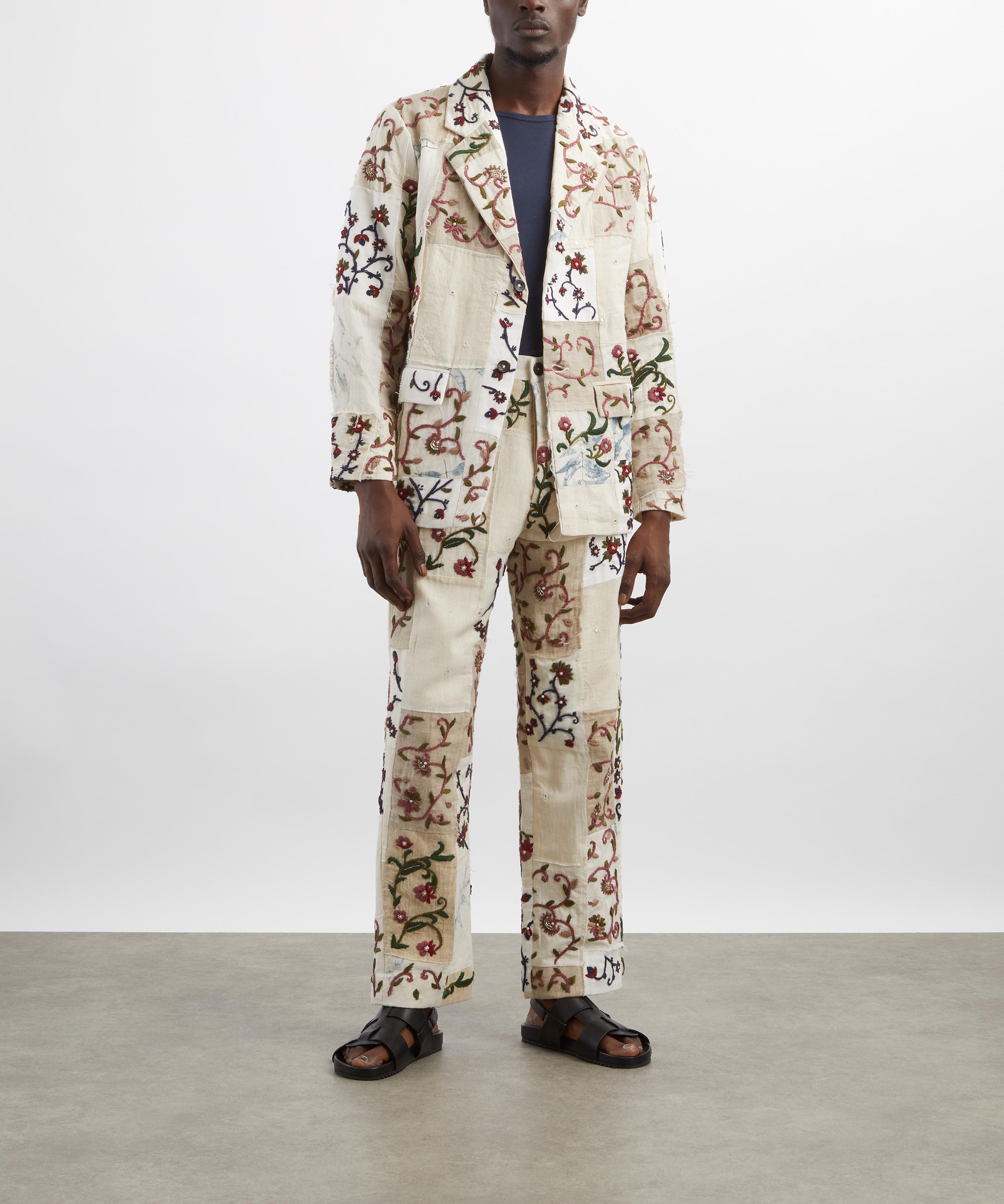 Kartik Research - Patchwork Chintz Embroidered Blazer image number 1