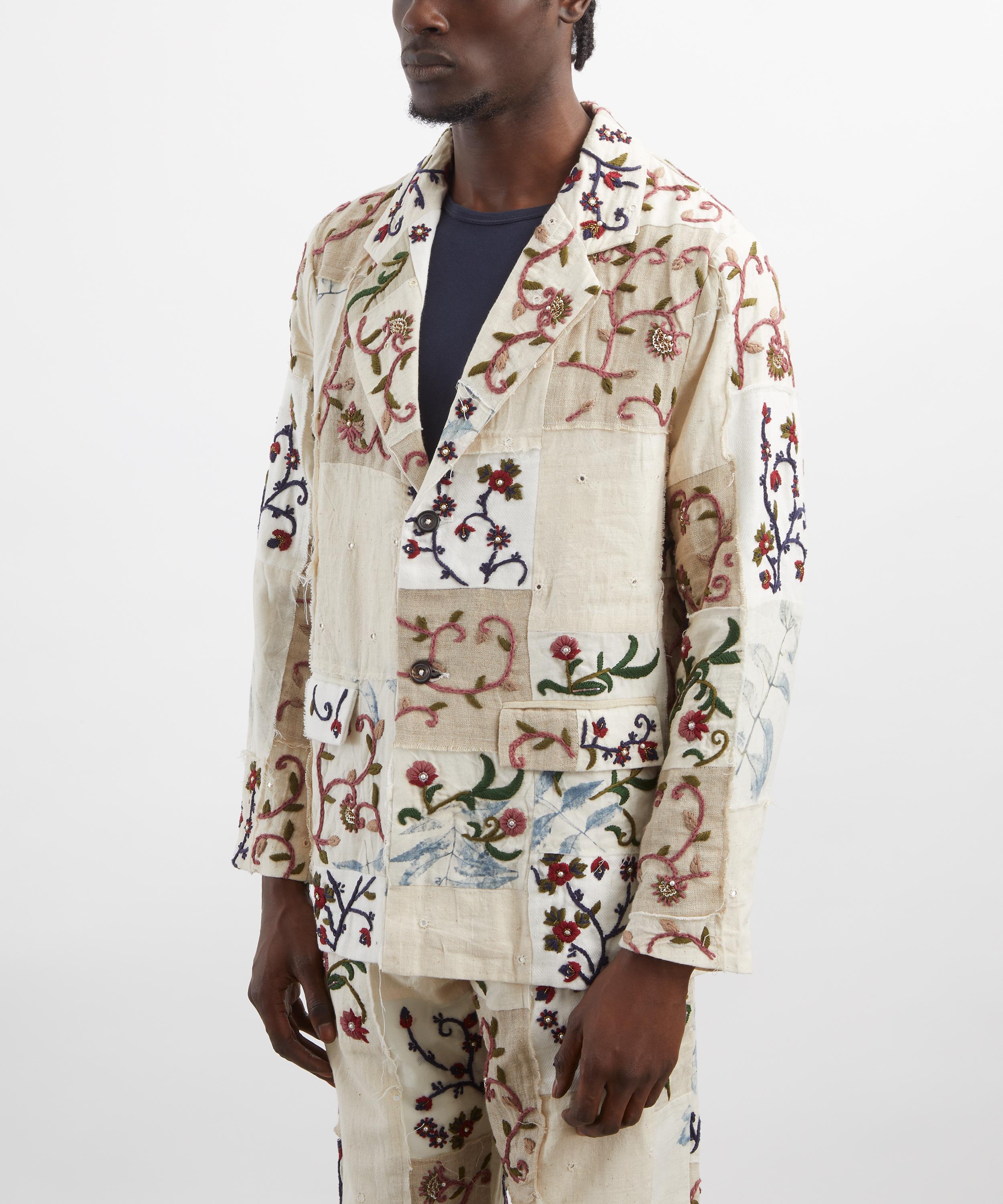 Kartik Research - Patchwork Chintz Embroidered Blazer image number 2