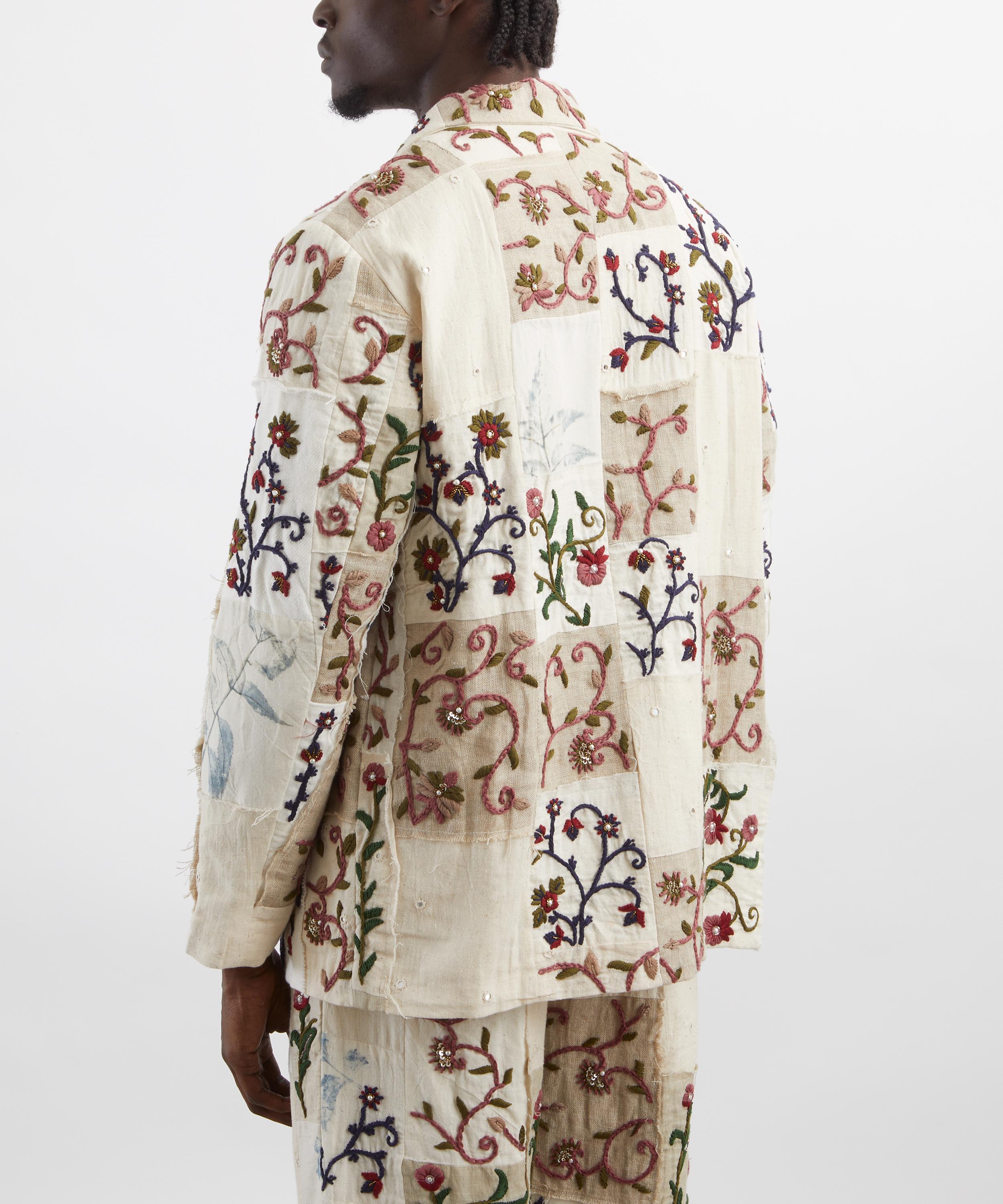 Kartik Research - Patchwork Chintz Embroidered Blazer image number 3