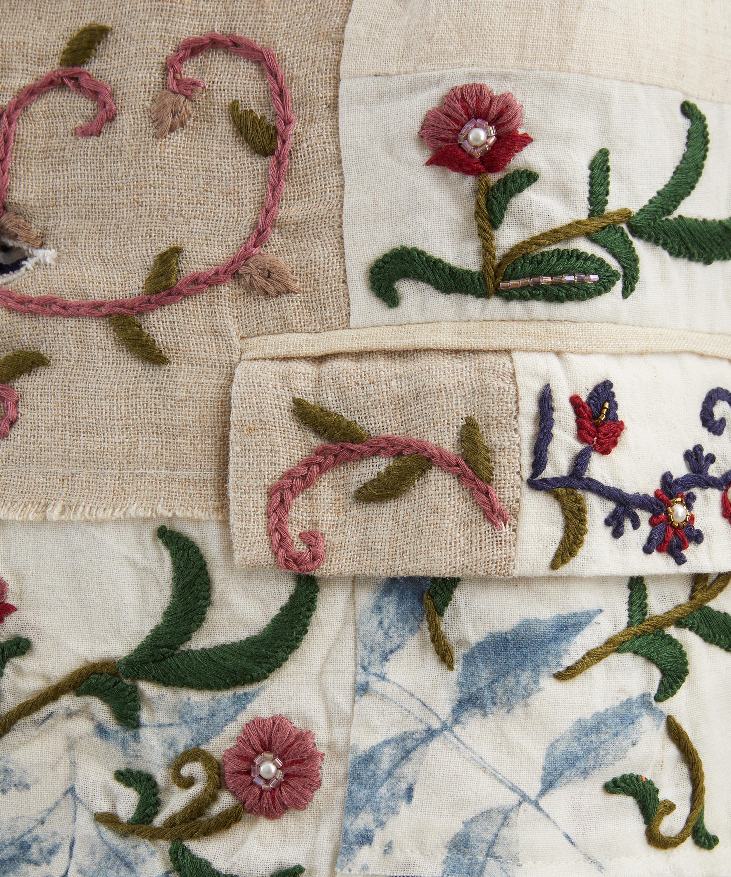 Kartik Research - Patchwork Chintz Embroidered Blazer image number 4