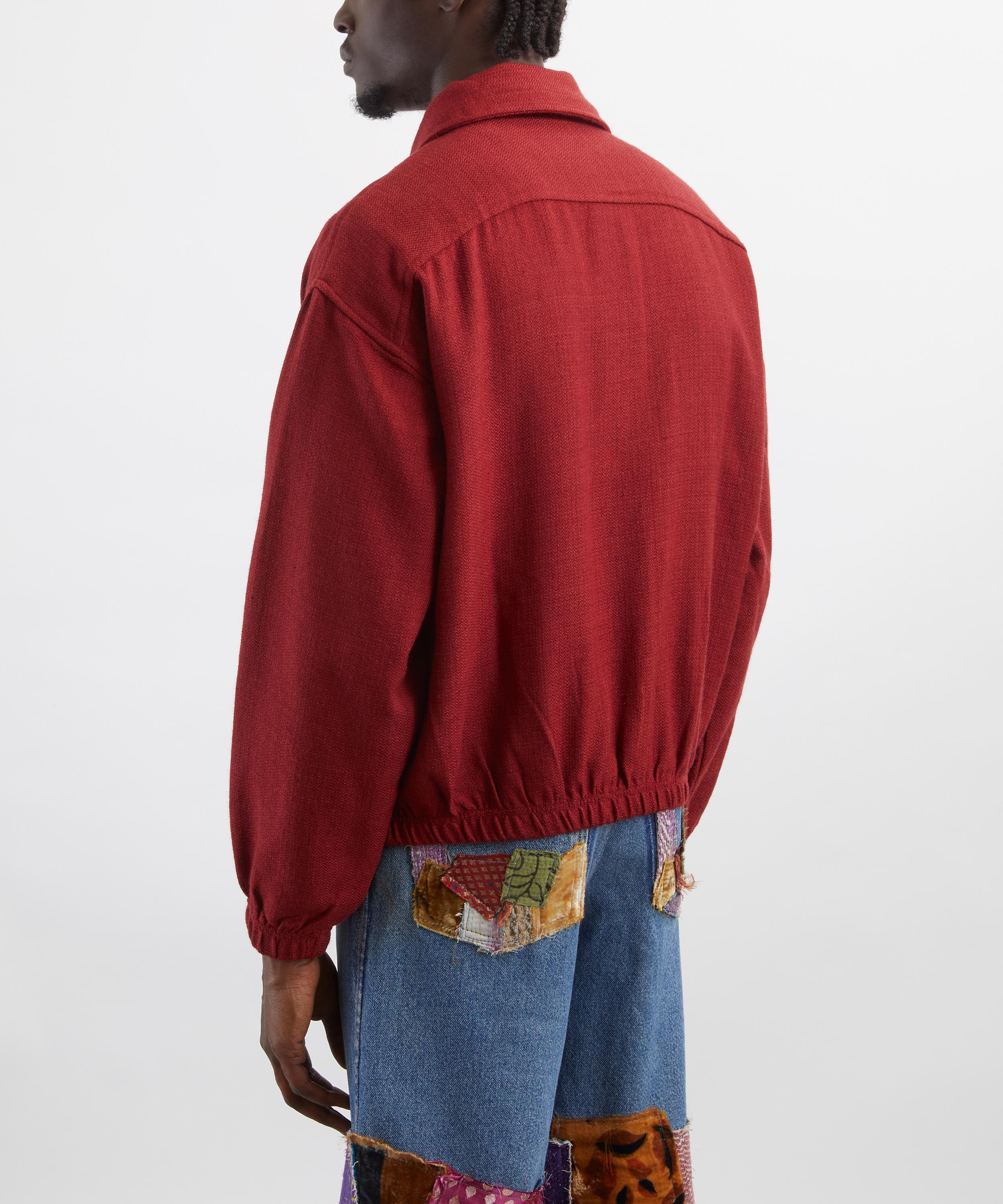 Kartik Research - Rishikesh Embroidered Herringbone Jacket image number 3