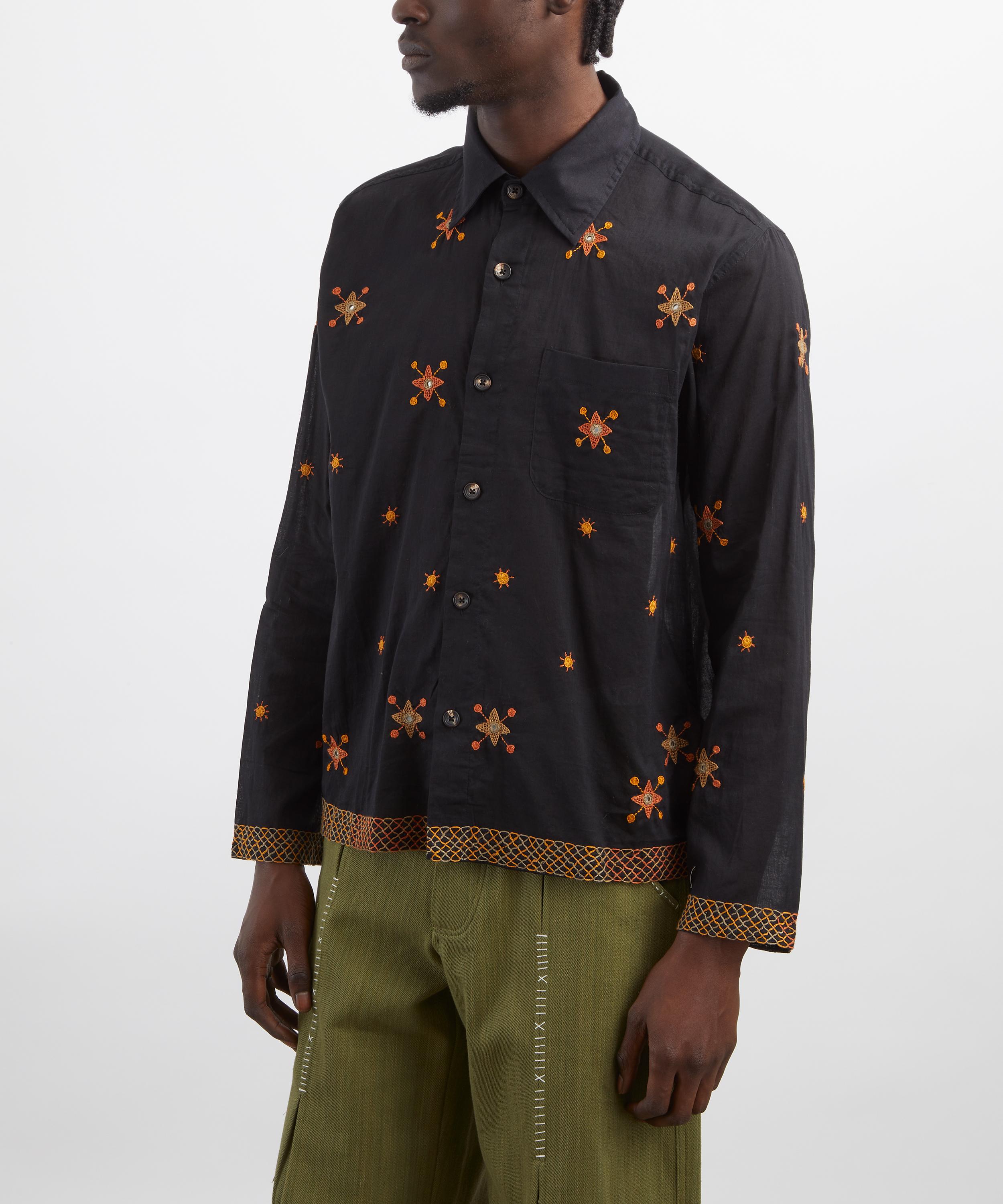 Kartik Research - Embroidered Cotton Shirt image number 2