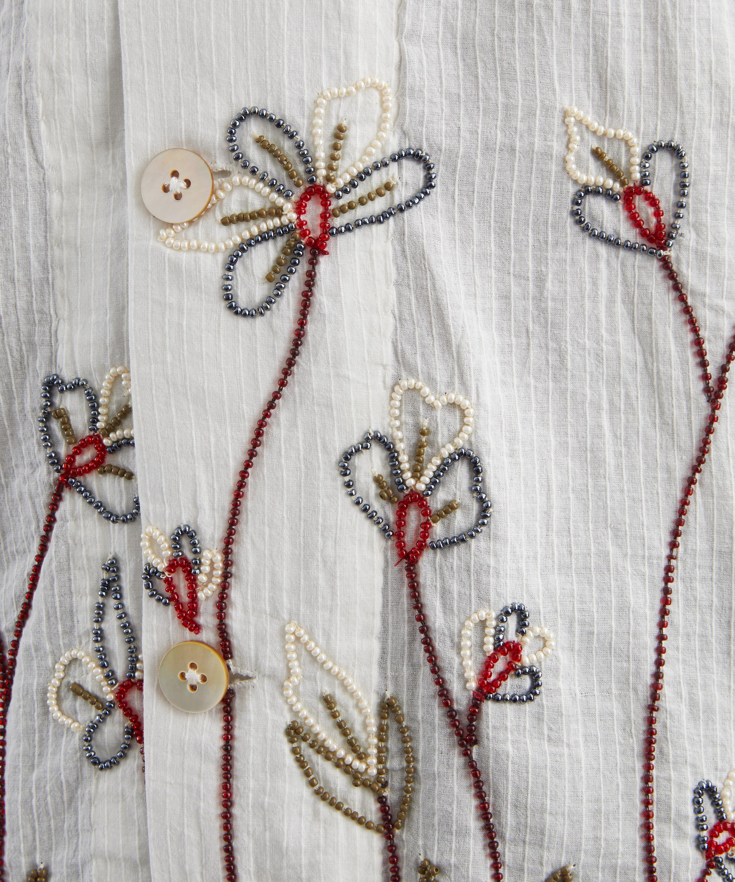 Kartik Research - Floral Embroidered Shirt image number 4