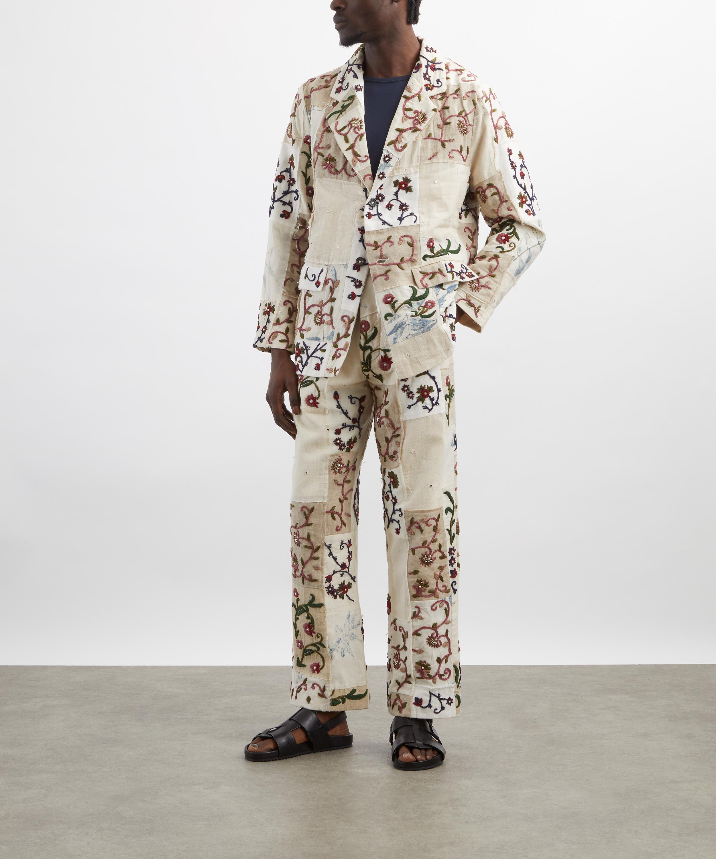 Kartik Research - Patchwork Chintz Embroidered Trousers image number 1