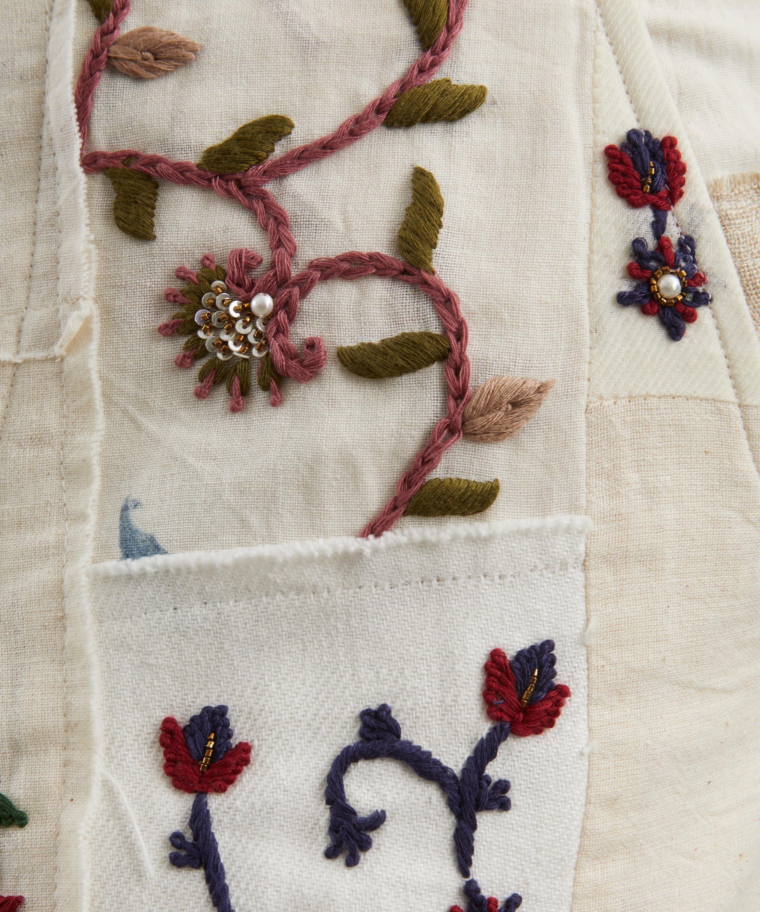 Kartik Research - Patchwork Chintz Embroidered Trousers image number 4