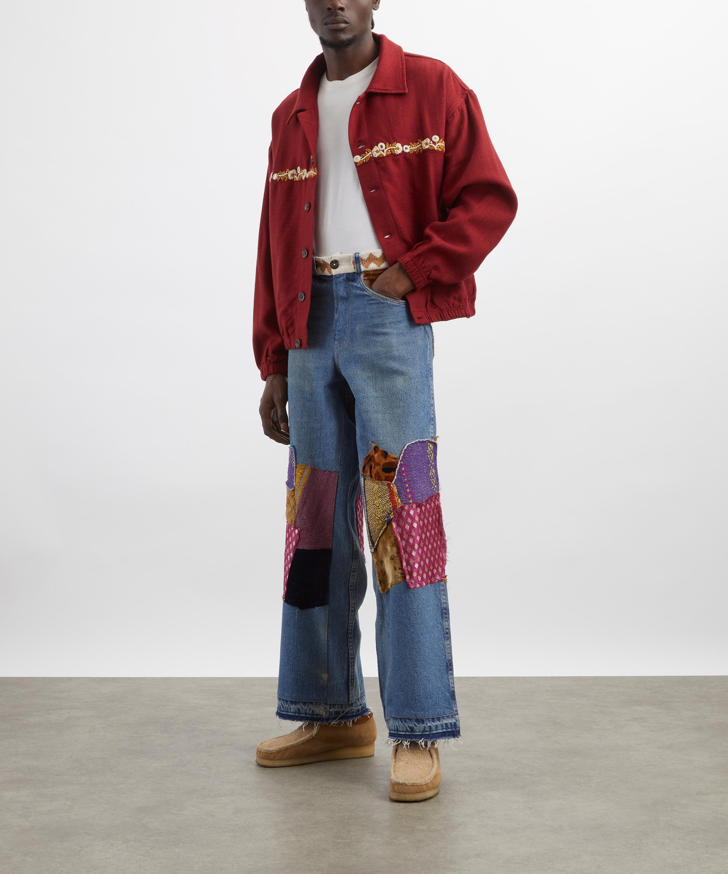 Kartik Research - Manali Patchwork Jeans image number 1