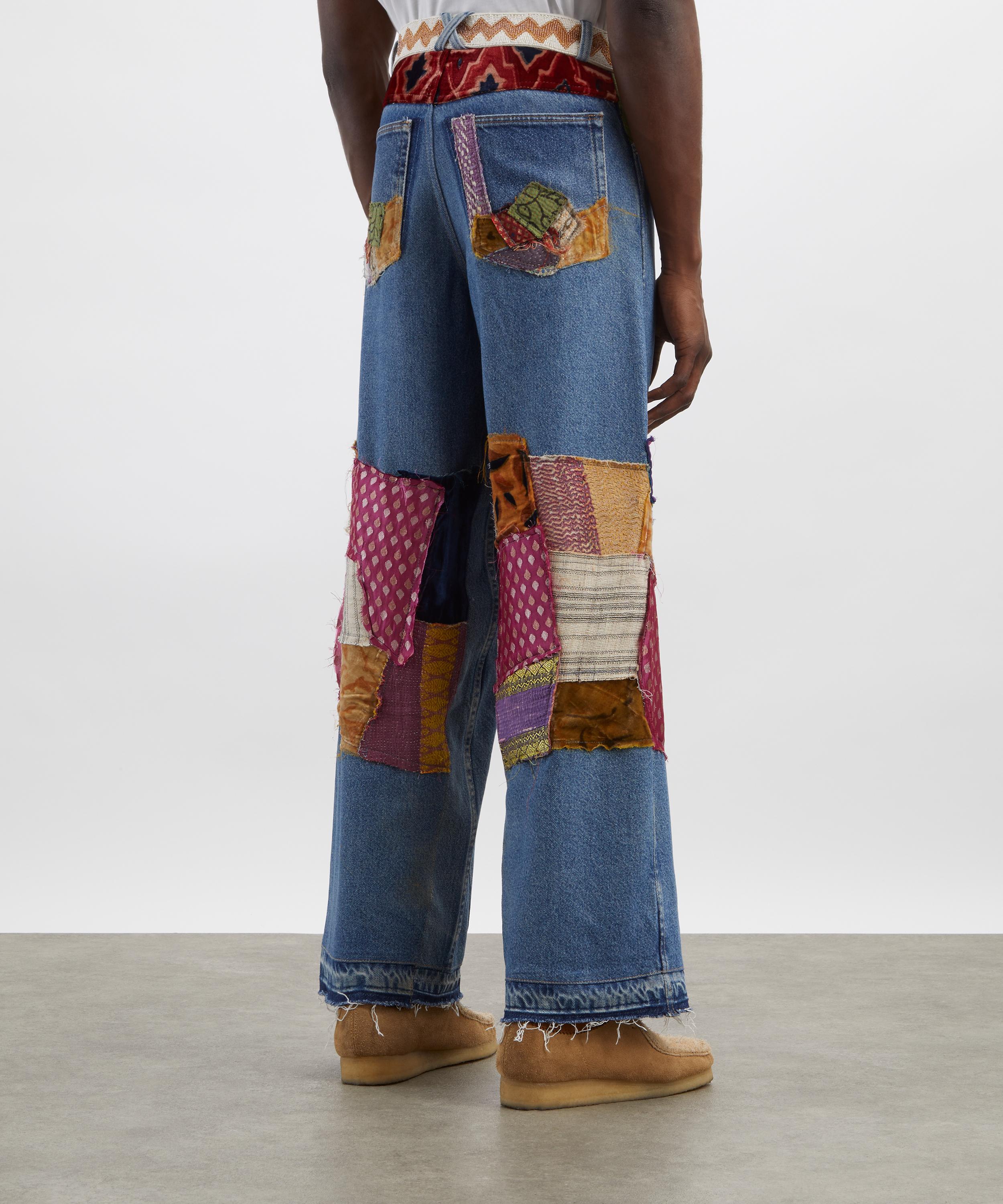 Kartik Research - Manali Patchwork Jeans image number 3