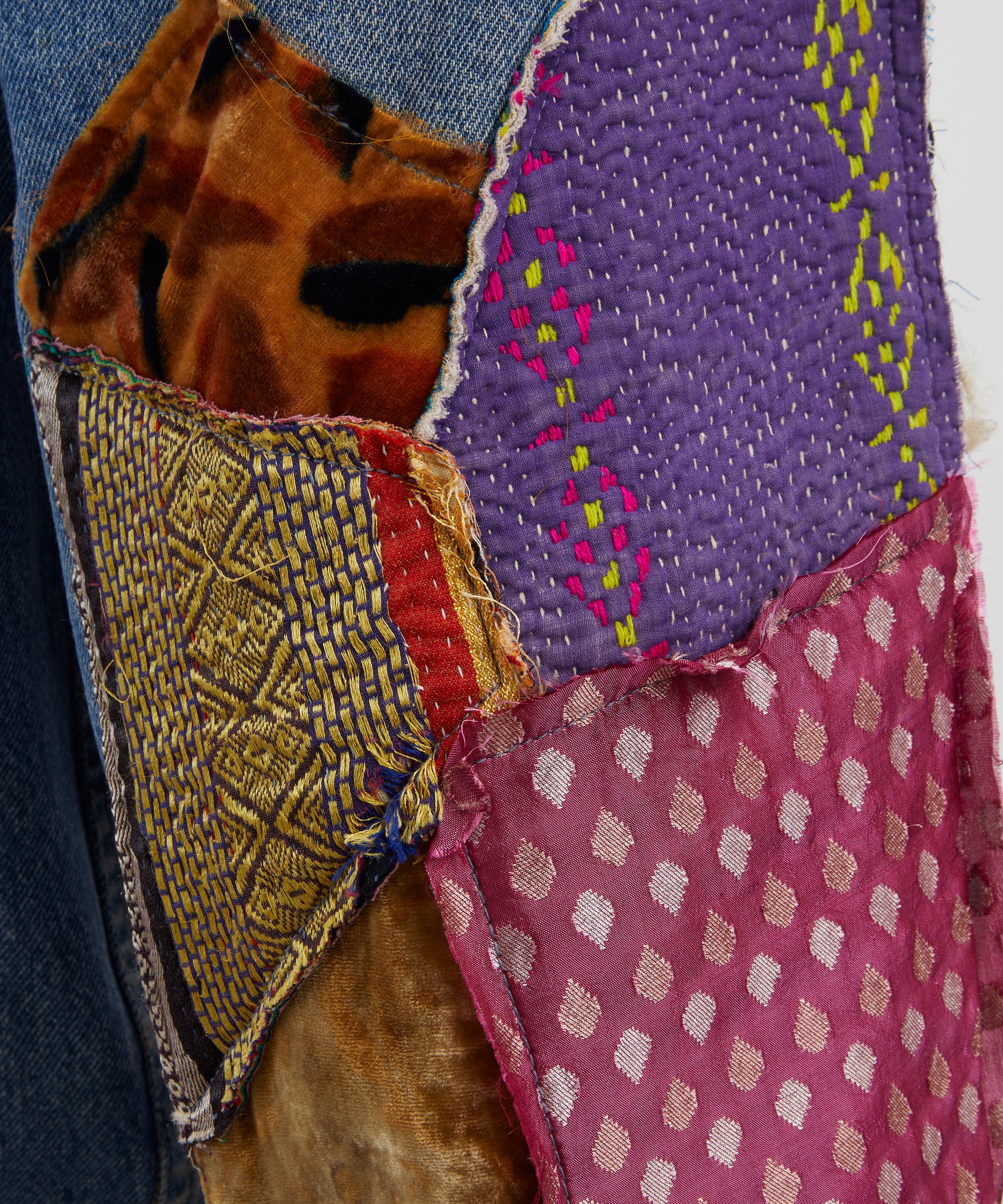 Kartik Research - Manali Patchwork Jeans image number 4
