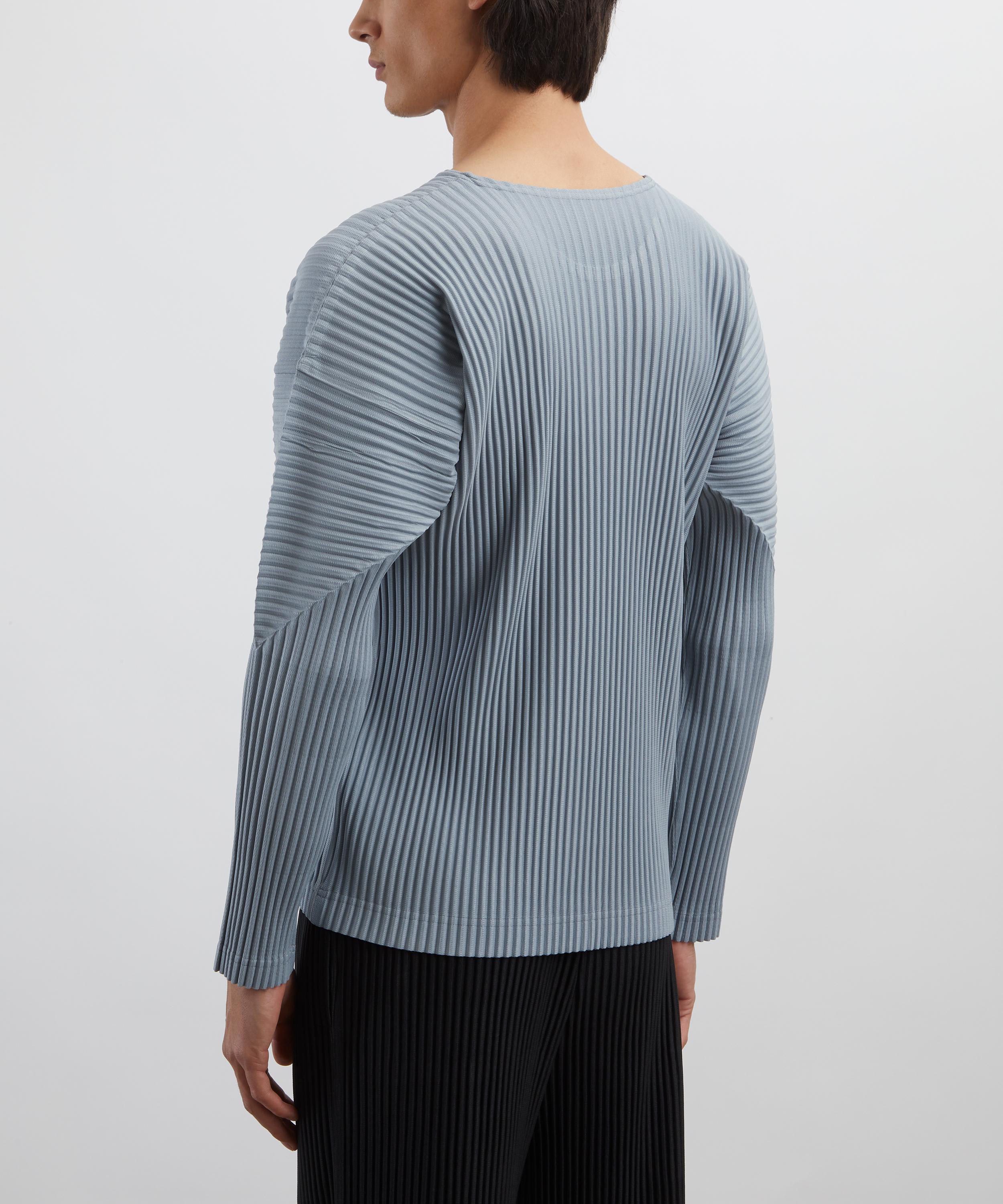 HOMME PLISSÉ ISSEY MIYAKE - COLOURS PLEATS Grey Blue Pleated Top image number 3