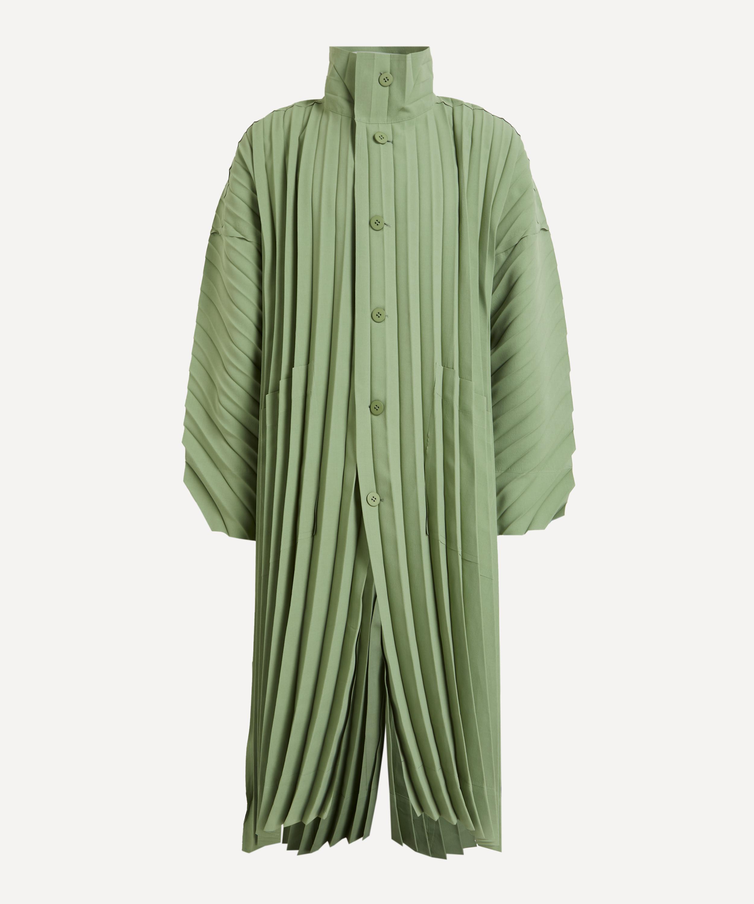 HOMME PLISSÉ ISSEY MIYAKE - Green EDGE COAT LIGHT  image number 0
