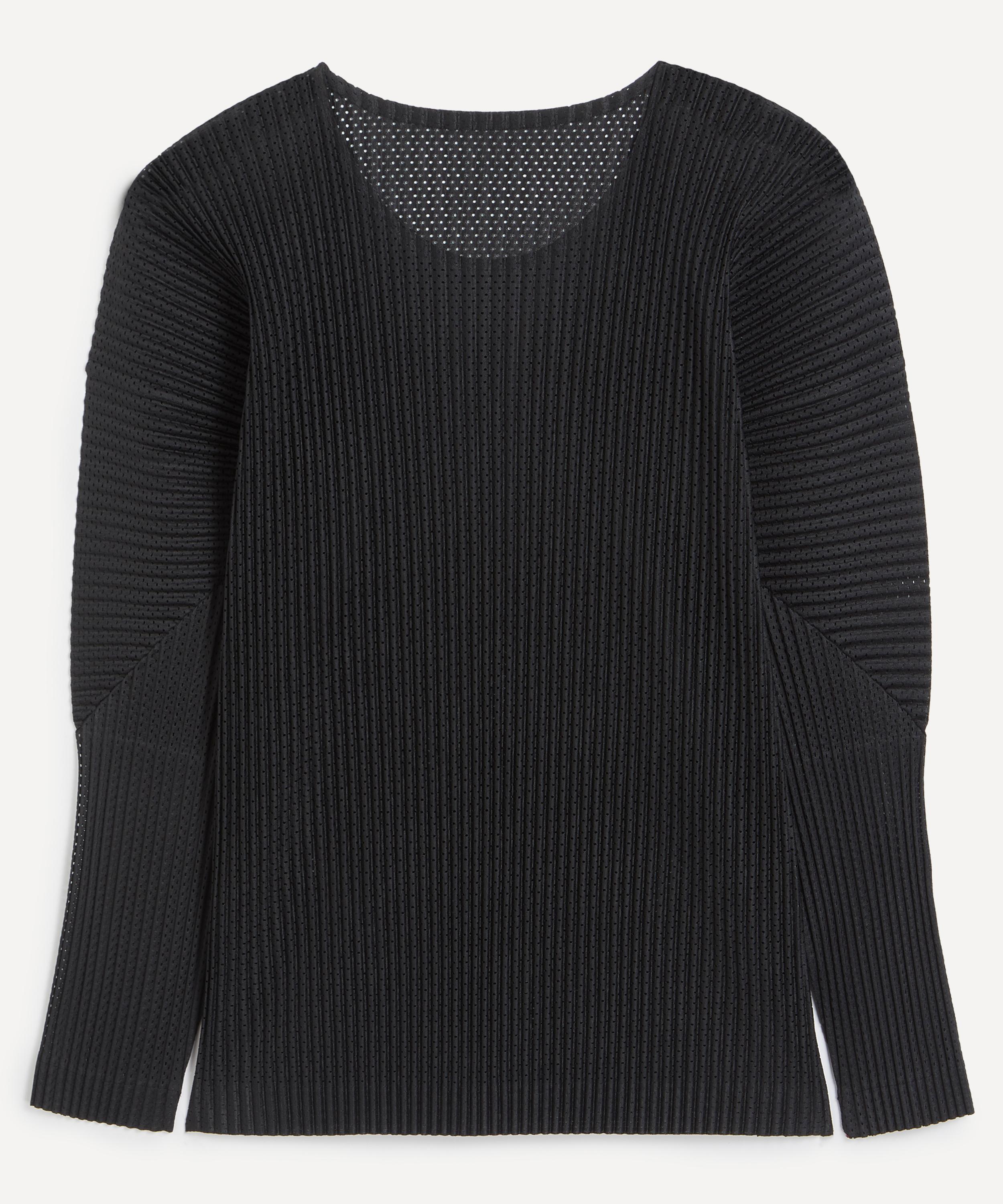 HOMME PLISSÉ ISSEY MIYAKE - LIGHT MESH Black Top image number 0