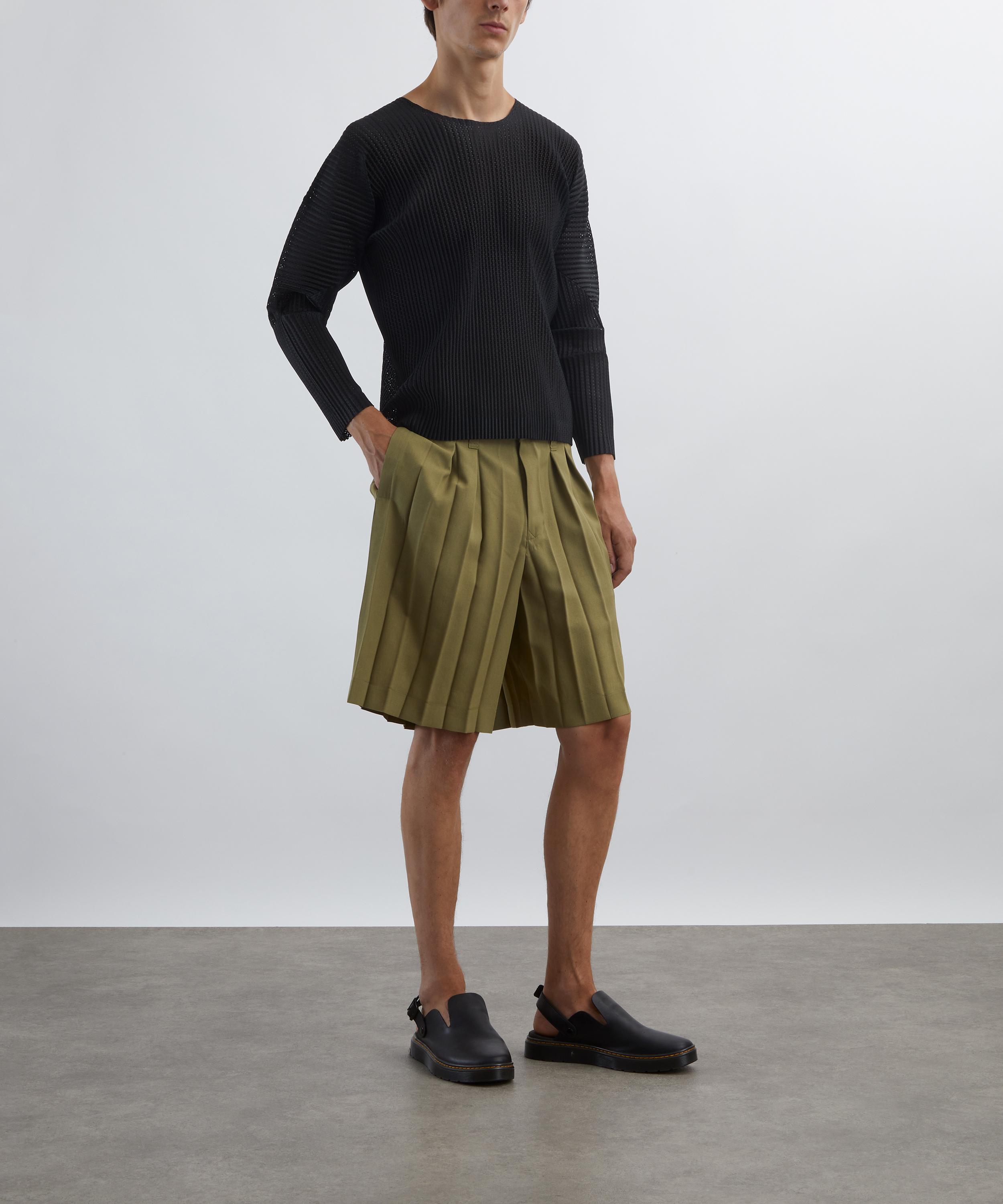HOMME PLISSÉ ISSEY MIYAKE - LIGHT MESH Black Top image number 1