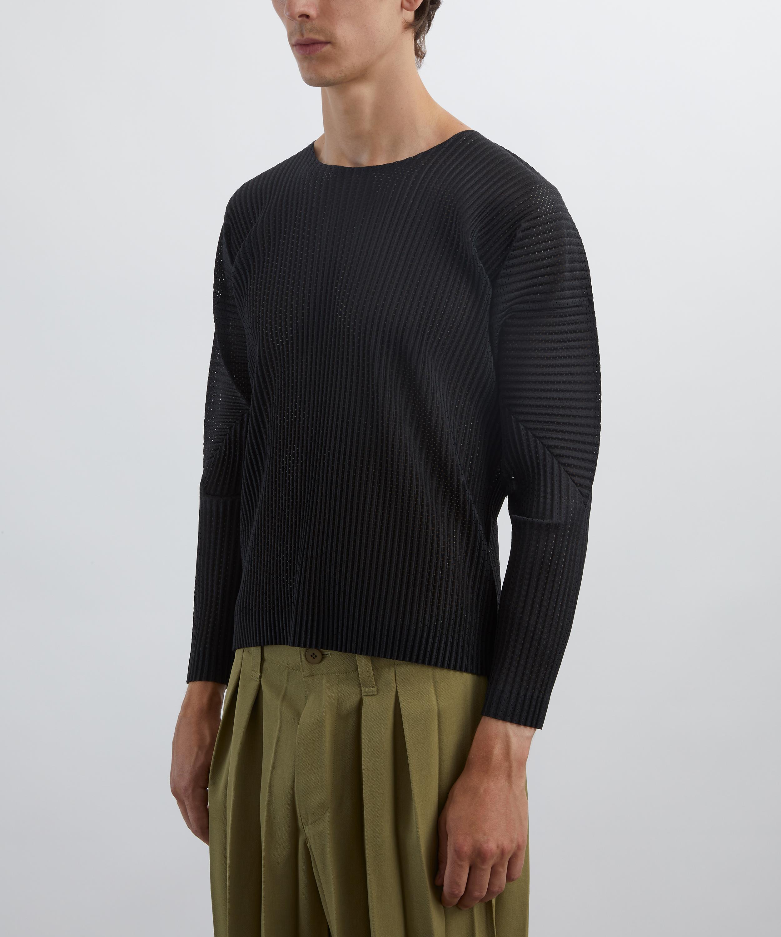 HOMME PLISSÉ ISSEY MIYAKE - LIGHT MESH Black Top image number 2