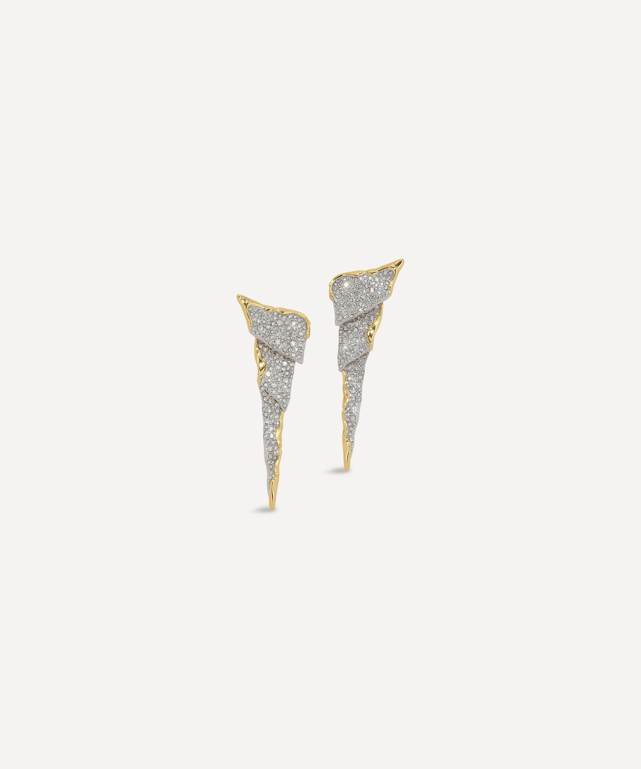Alexis Bittar - 14ct Gold-Plated Solanales Crystal Cascade Drop Earrings image number 0