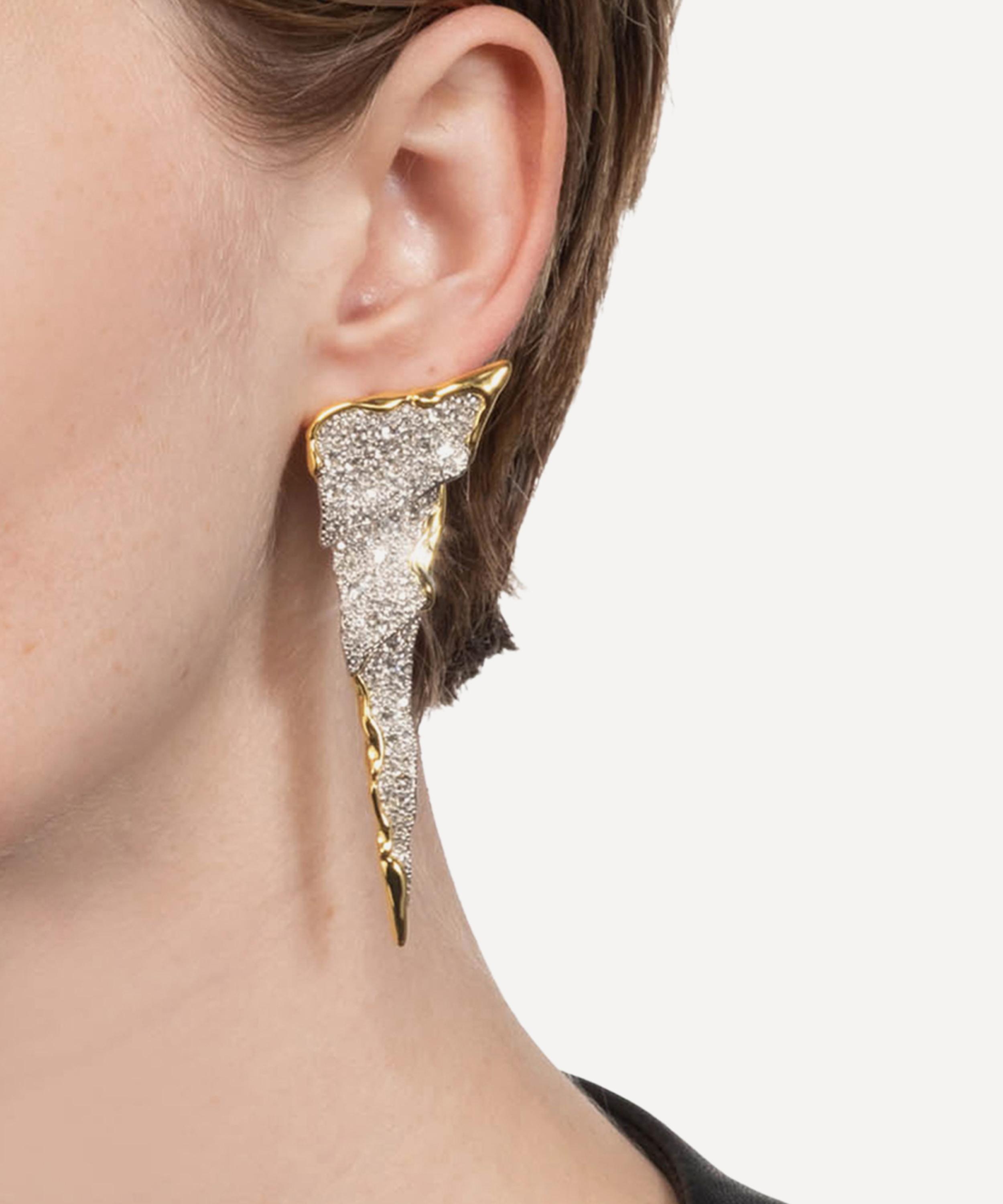 Alexis Bittar - 14ct Gold-Plated Solanales Crystal Cascade Drop Earrings image number 1