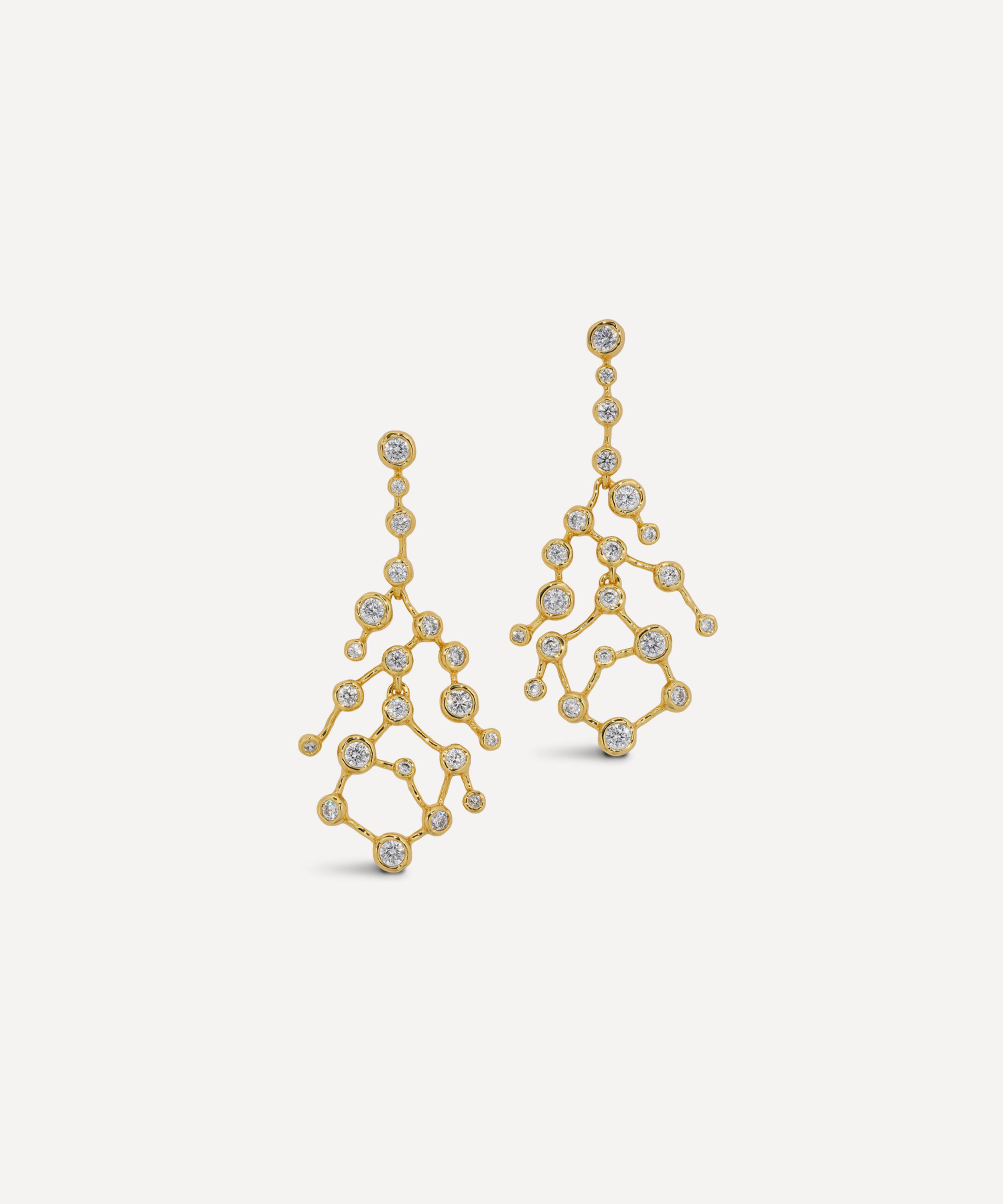 Alexis Bittar - 14ct Gold-Plated Asterales Celestial Drop Earrings