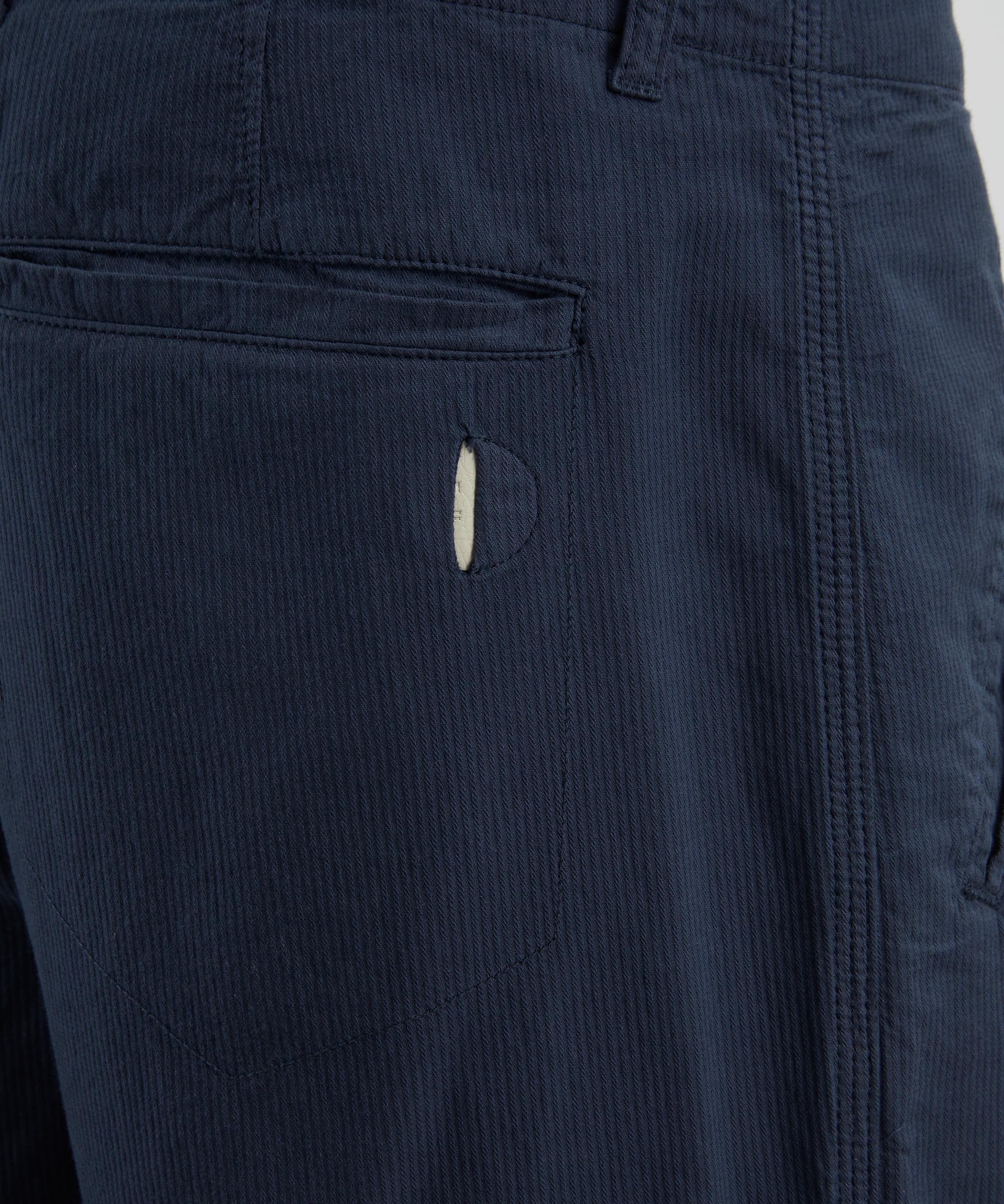 Folk - Navy Mini Stripe Assembly Trousers image number 4