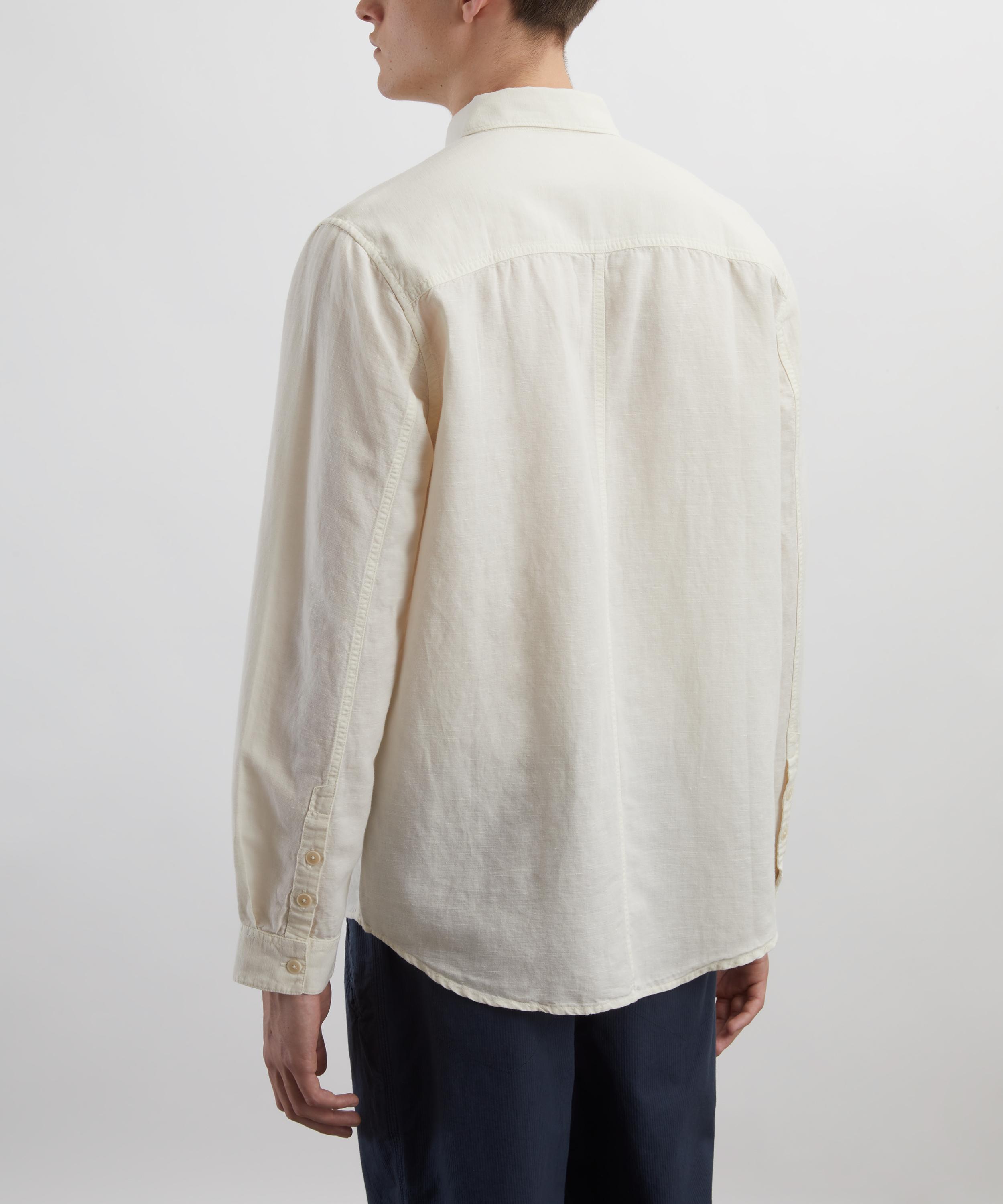 Folk - Ecru Contrast Pocket Shirt image number 3
