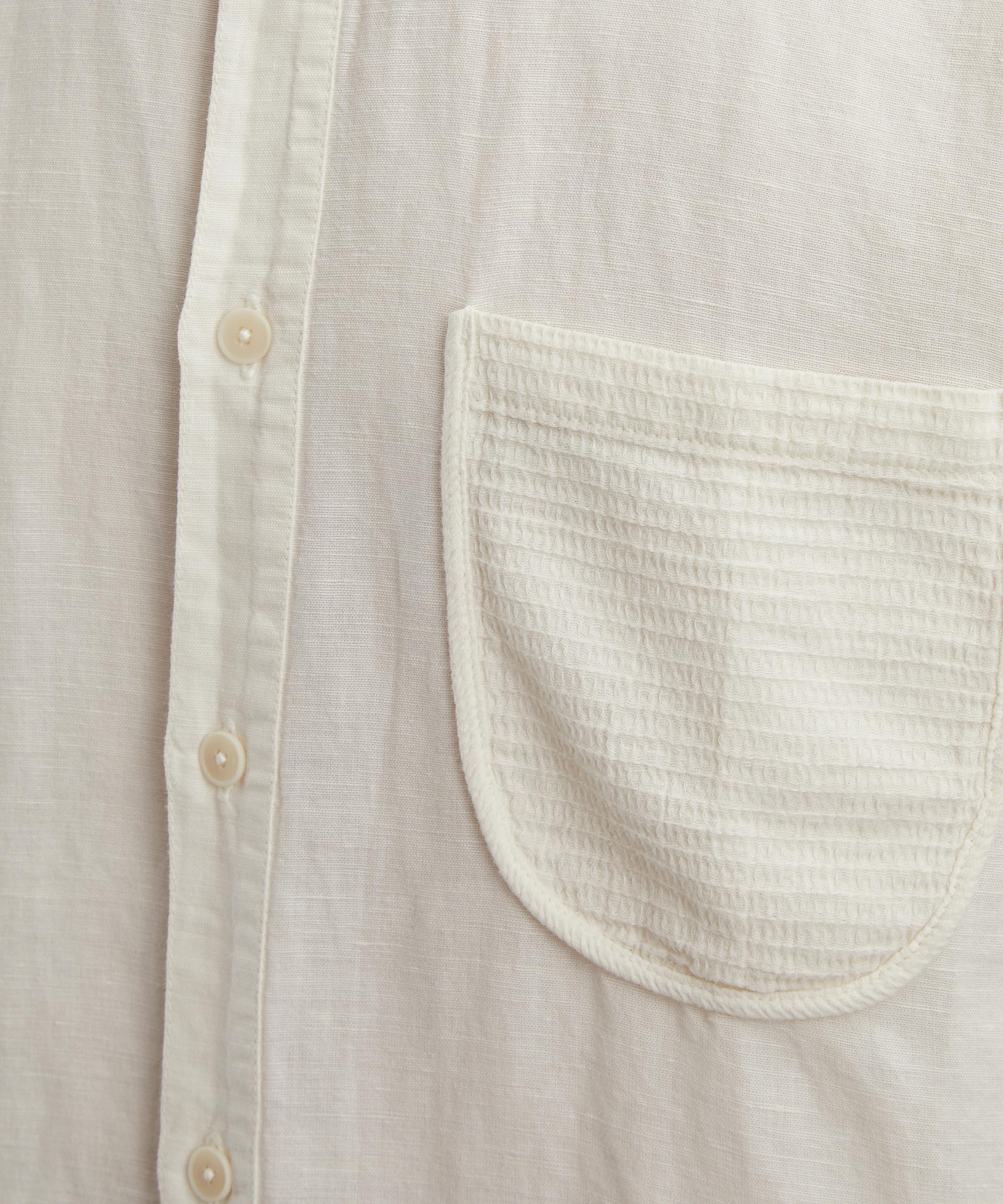 Folk - Ecru Contrast Pocket Shirt image number 4