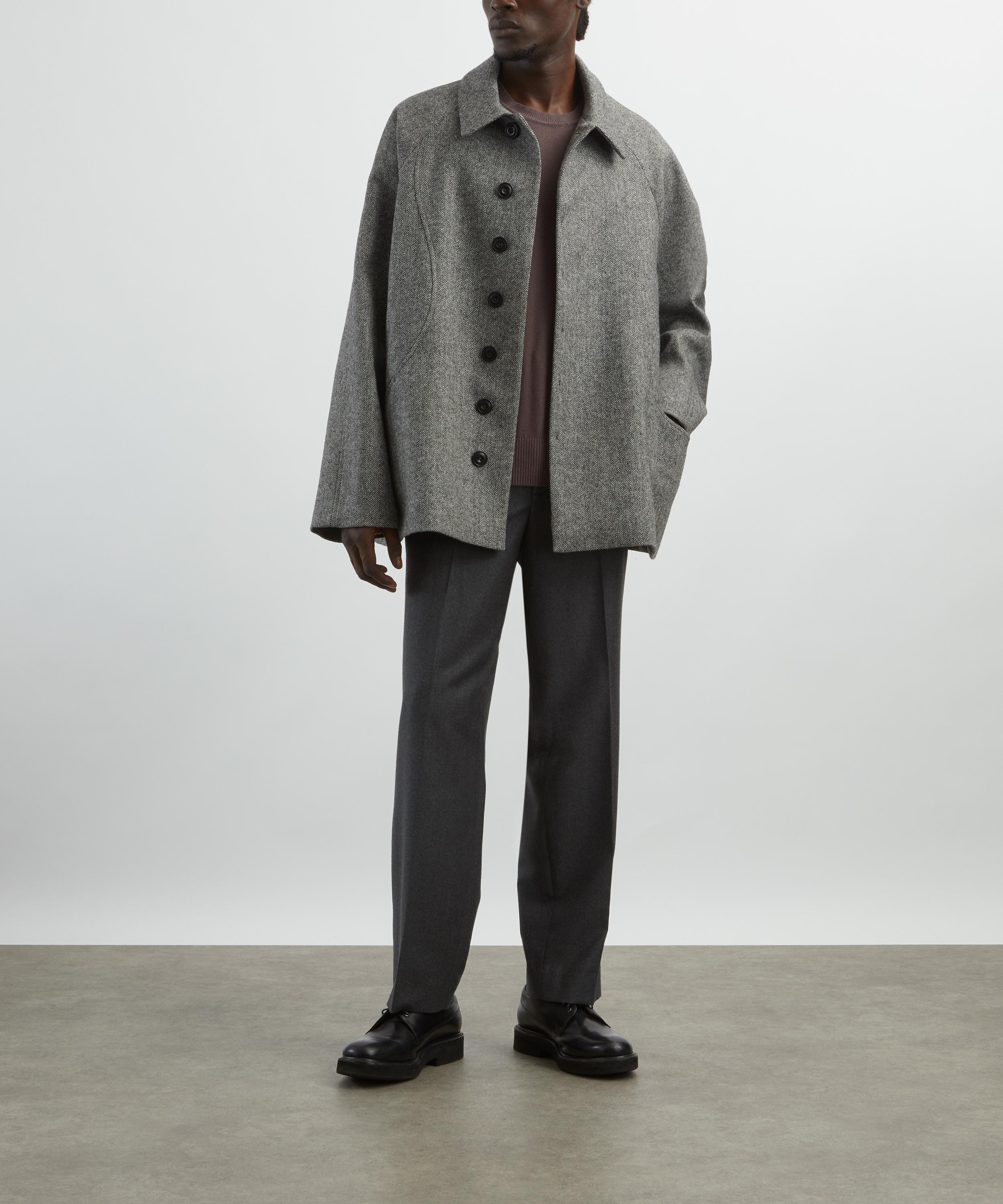 SAGE NATION - Takeshi Charcoal Wool Jacket image number 1