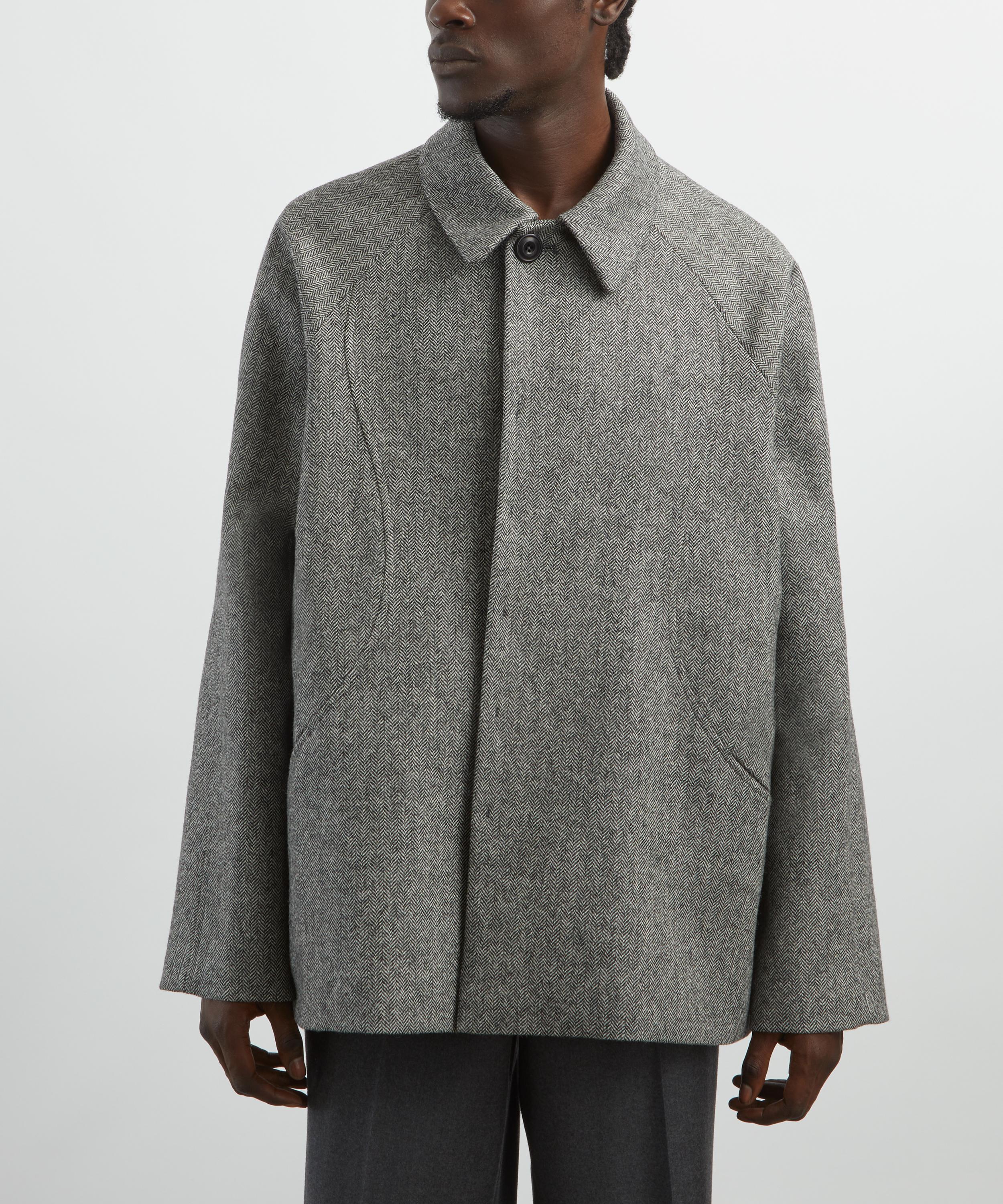 SAGE NATION - Takeshi Charcoal Wool Jacket image number 2