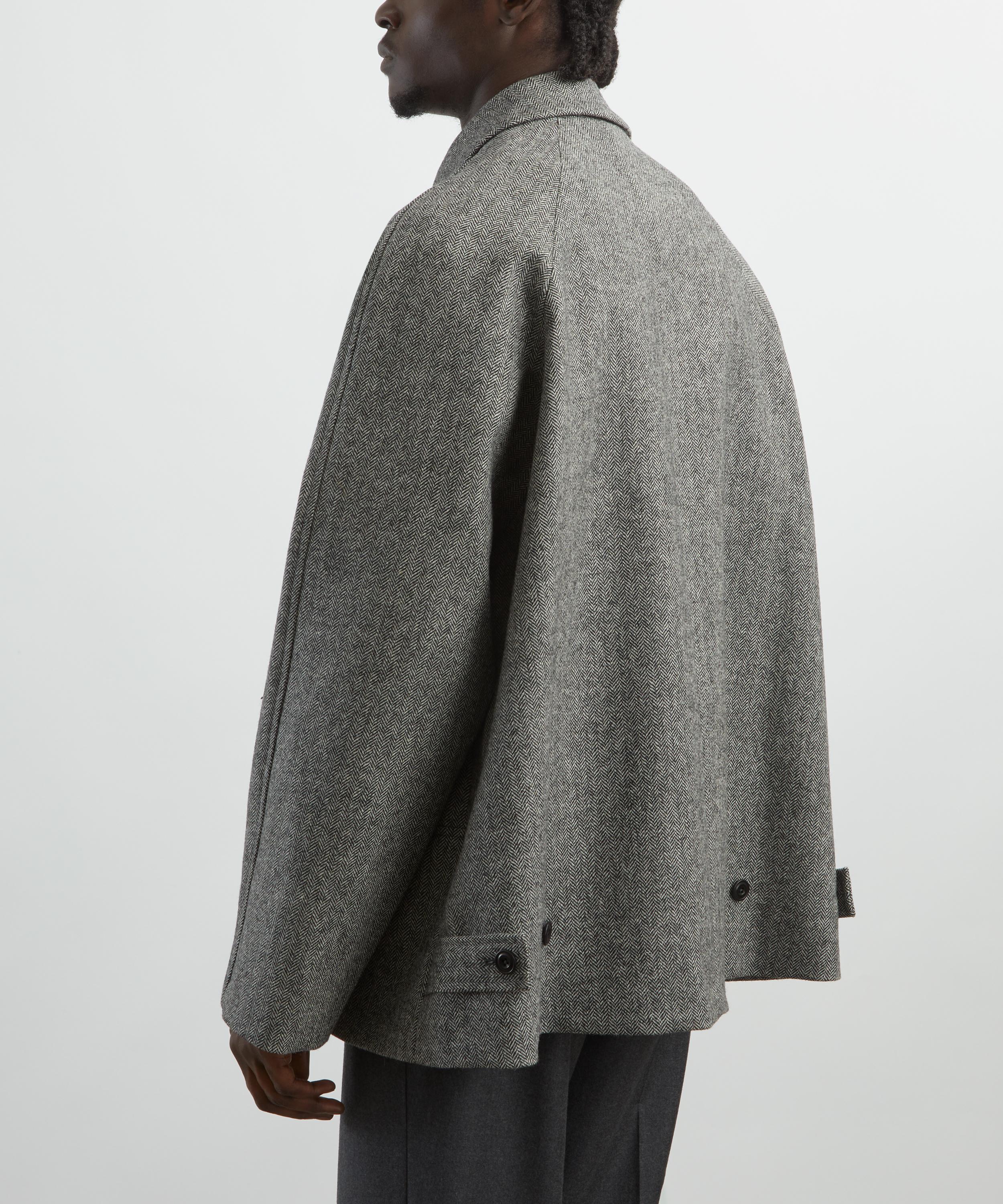 SAGE NATION - Takeshi Charcoal Wool Jacket image number 3