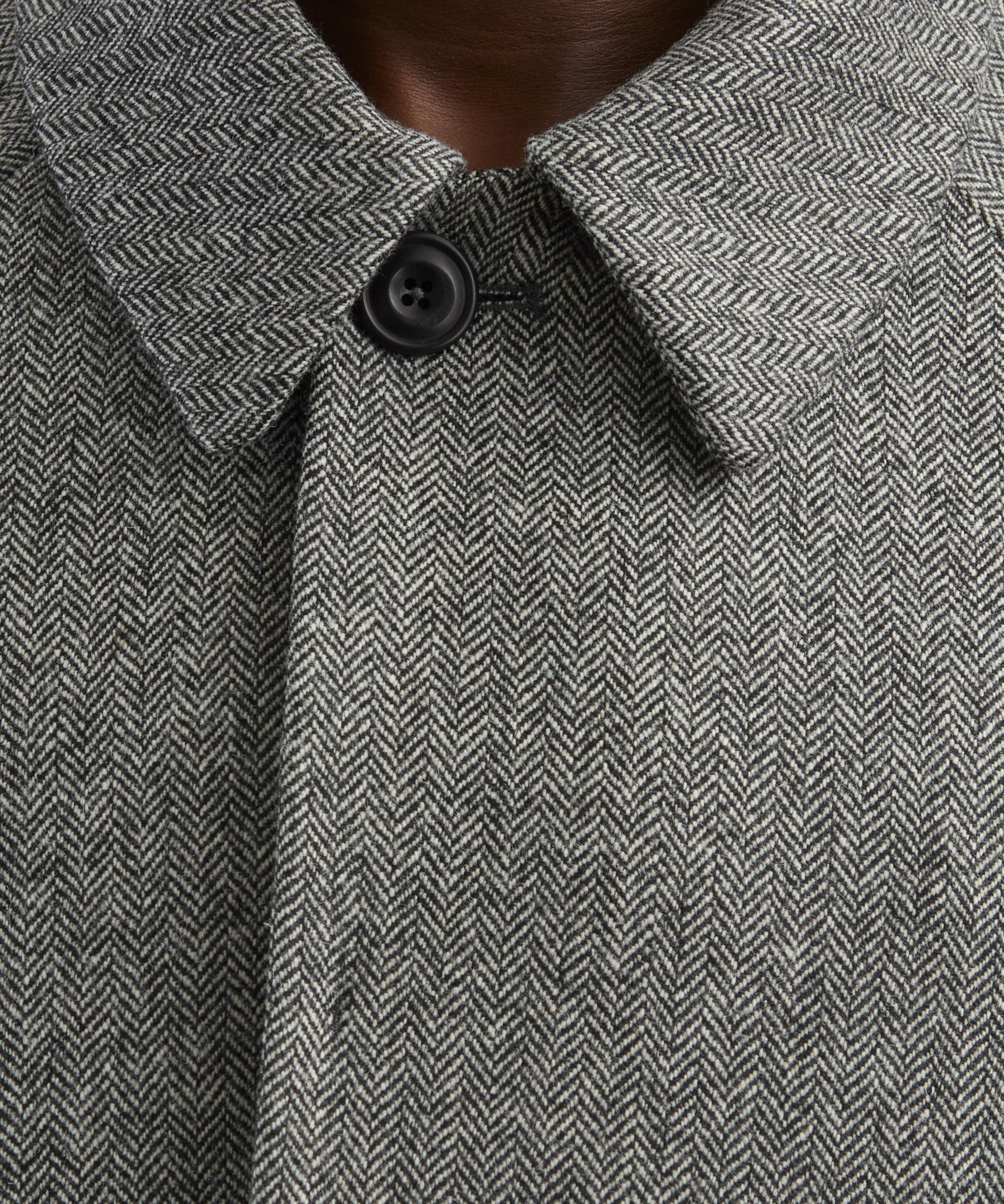 SAGE NATION - Takeshi Charcoal Wool Jacket image number 4