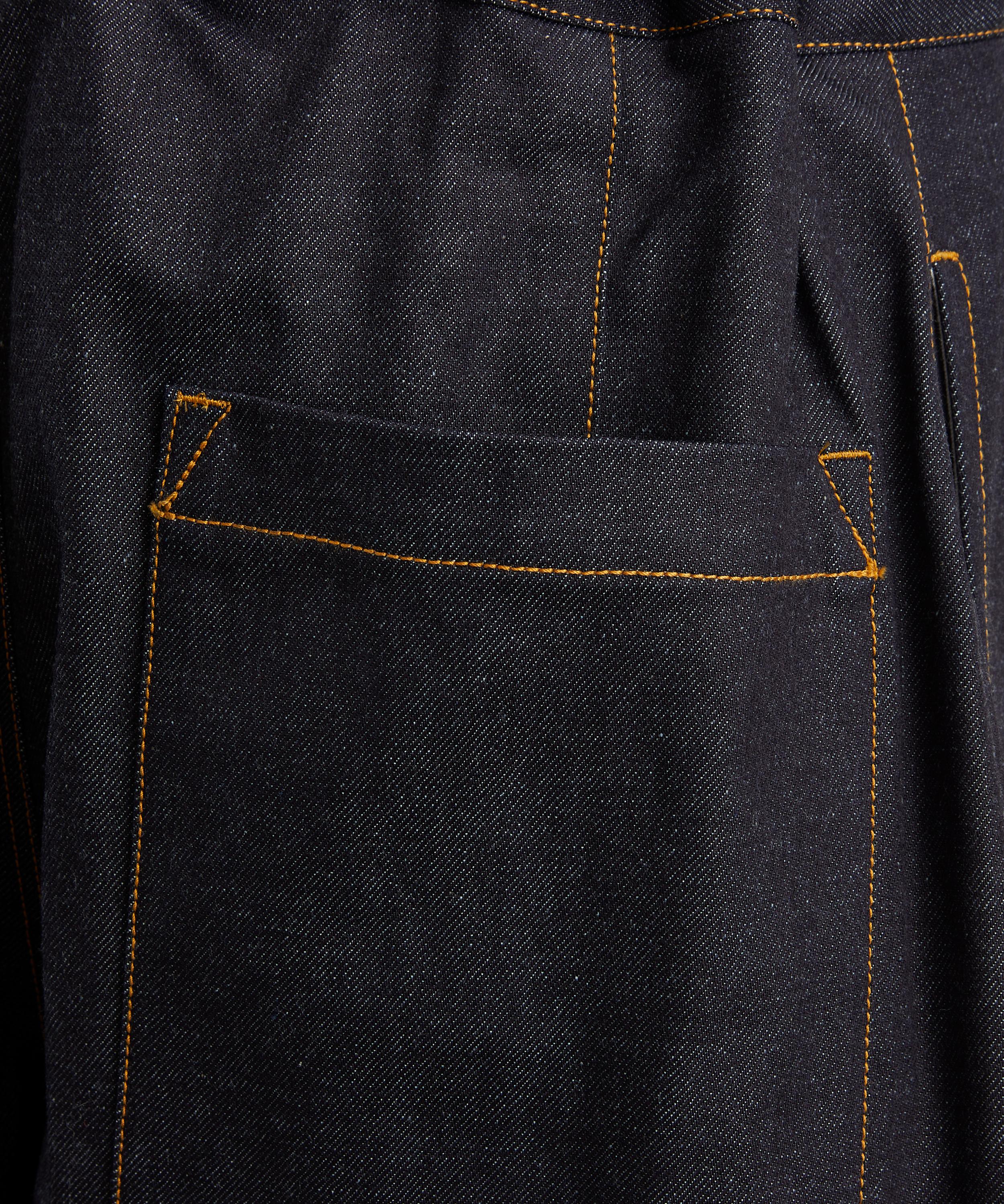 SAGE NATION Box Pleat Denim Trousers | Liberty