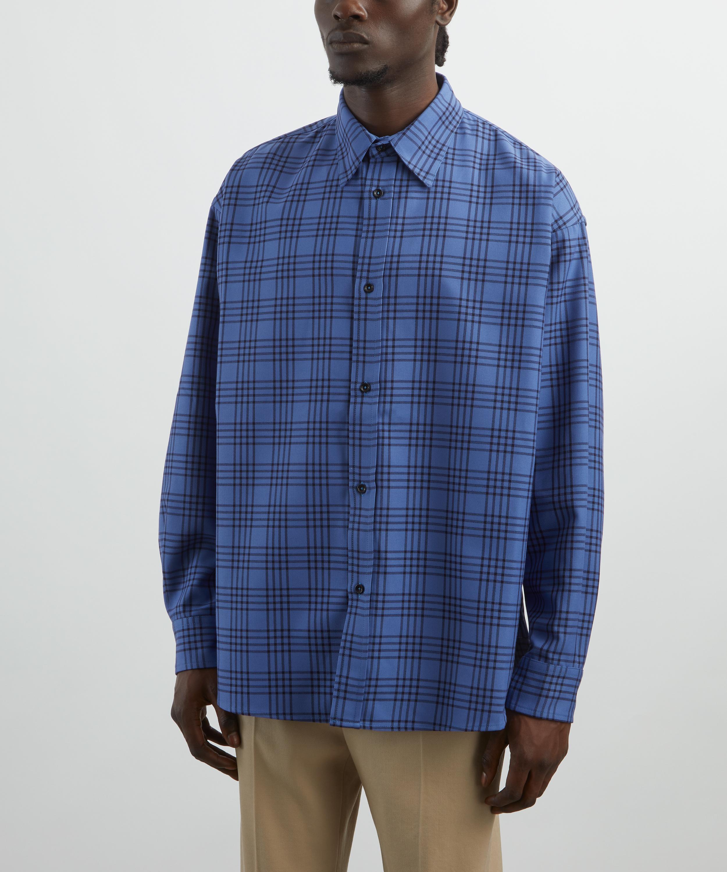 SAGE NATION - Chisholm Royal Blue Check Shirt image number 2