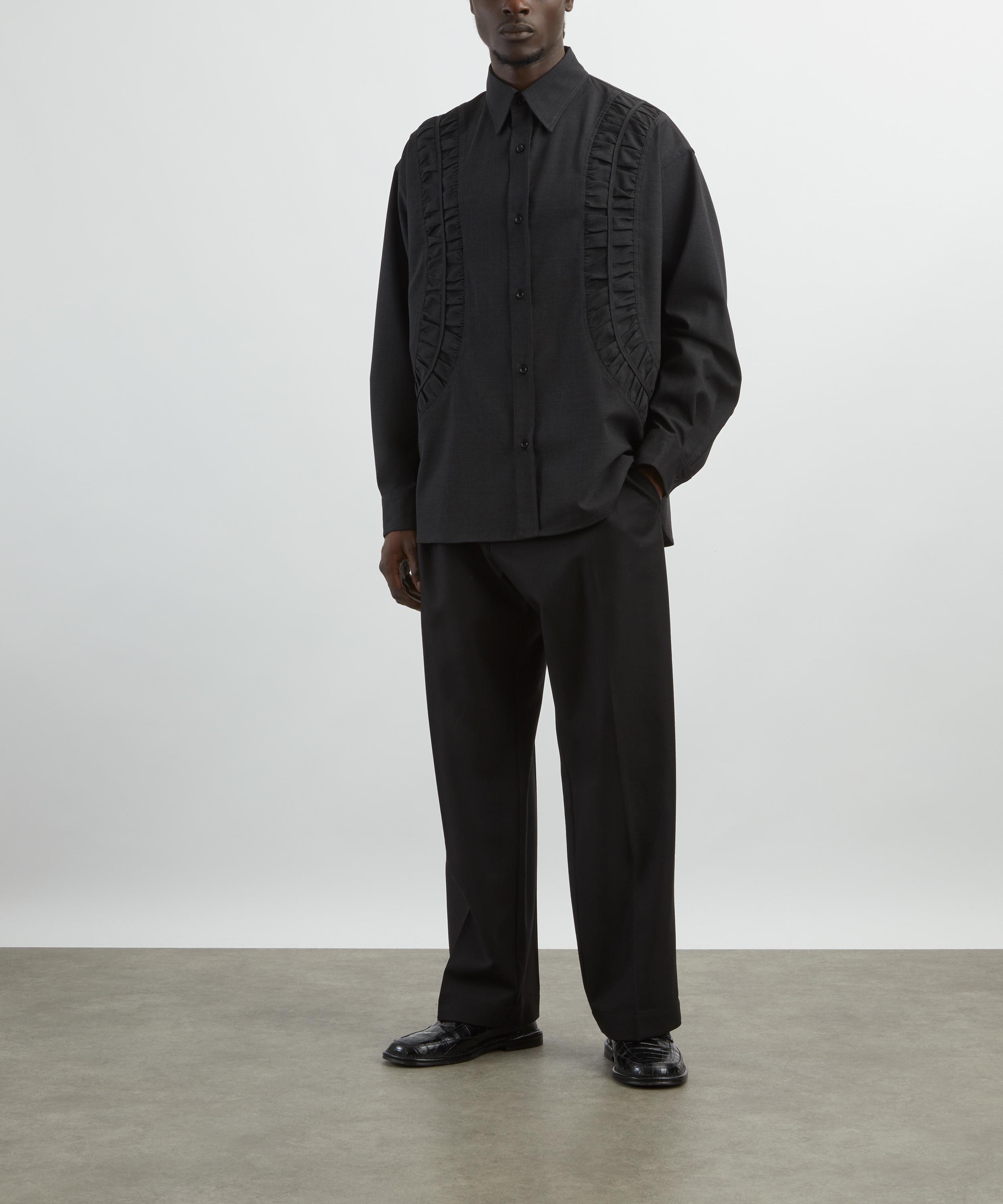 sage nation Fossil シャツ グラフペーパー box pleat sage nation Fossil シャツ グラフペーパー box pleat - メルカリ