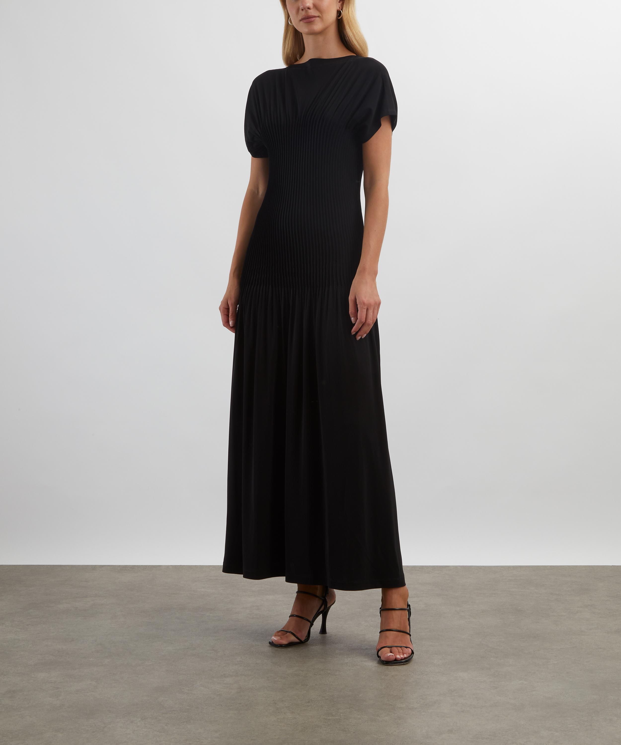 Toteme - Knife-Pleated Jersey Dress image number 2