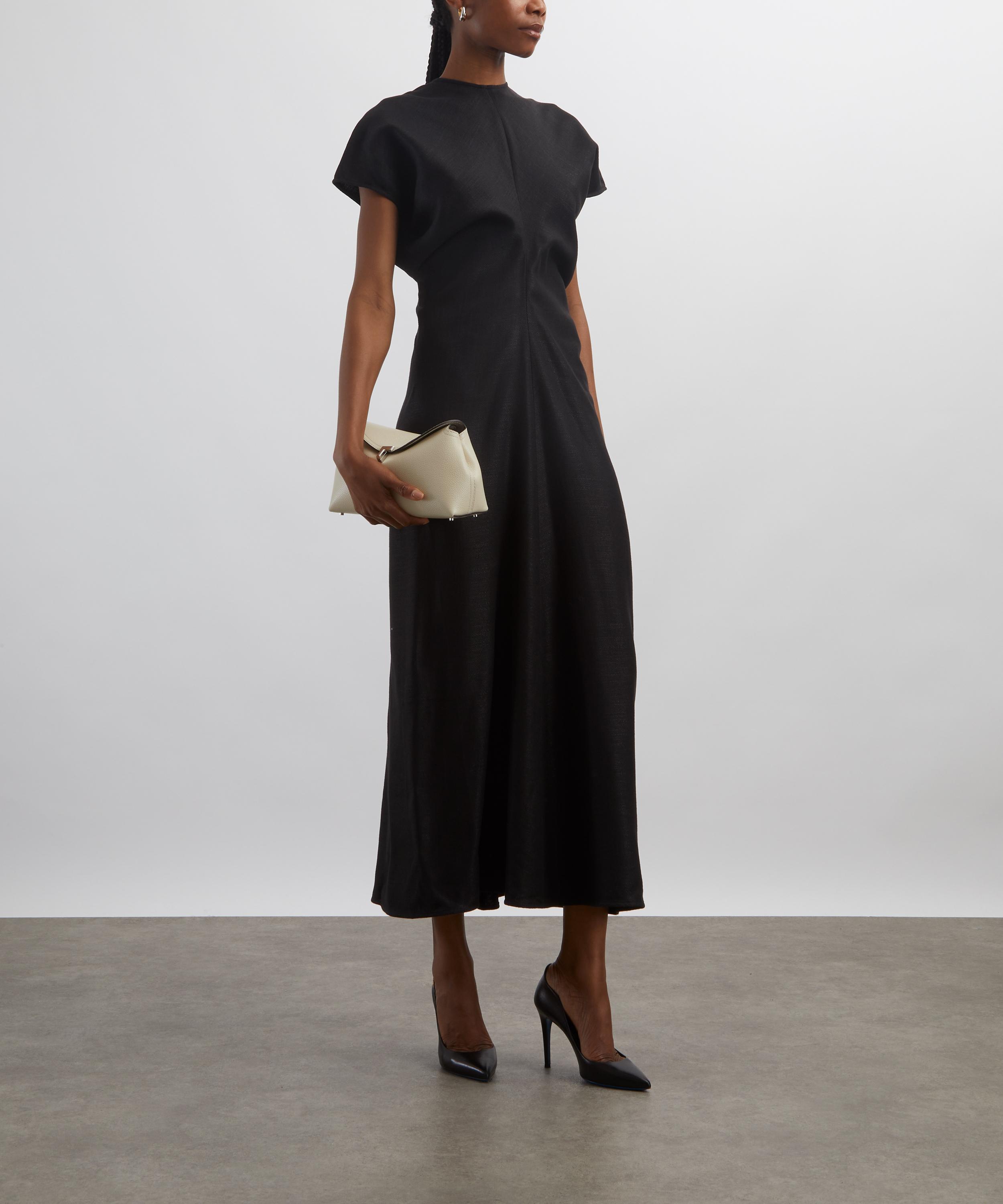 Toteme - Slouch Waist Basketweave Dress image number 1