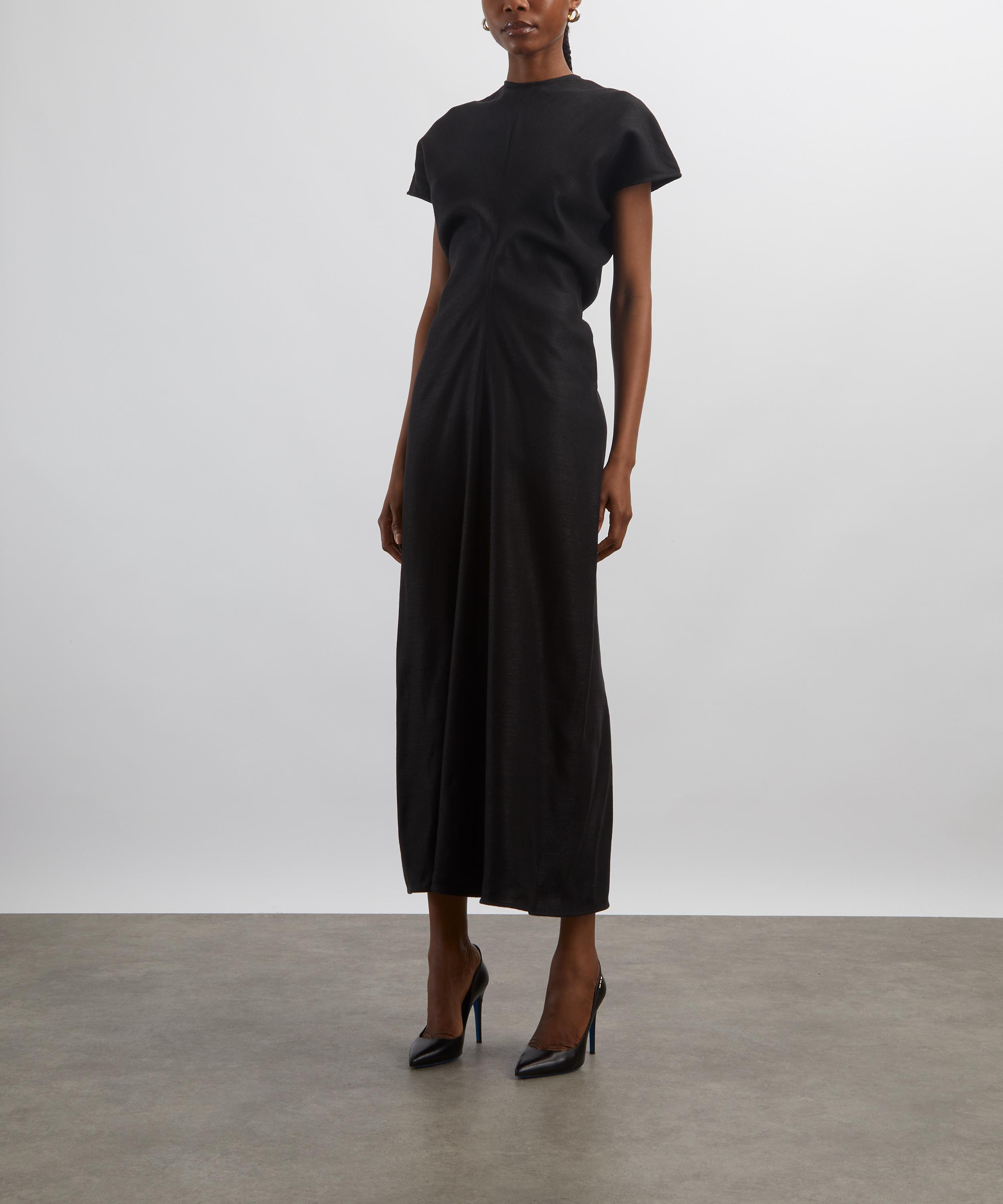 Toteme - Slouch Waist Basketweave Dress image number 2