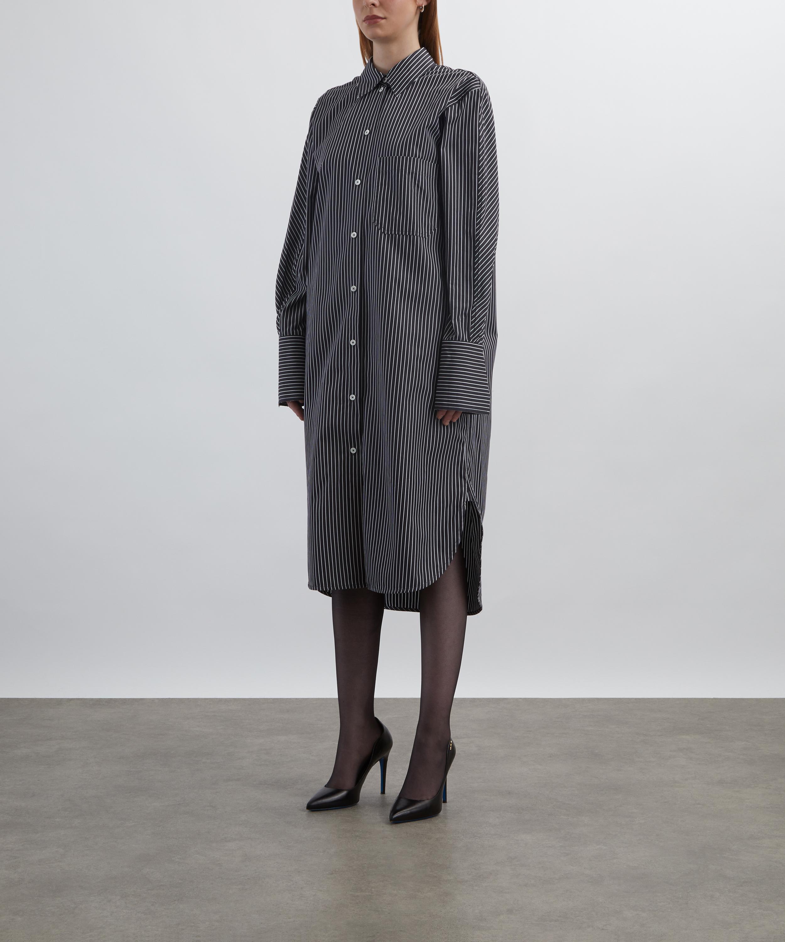 Toteme - Striped Kimono-Sleeve Shirtdress image number 2