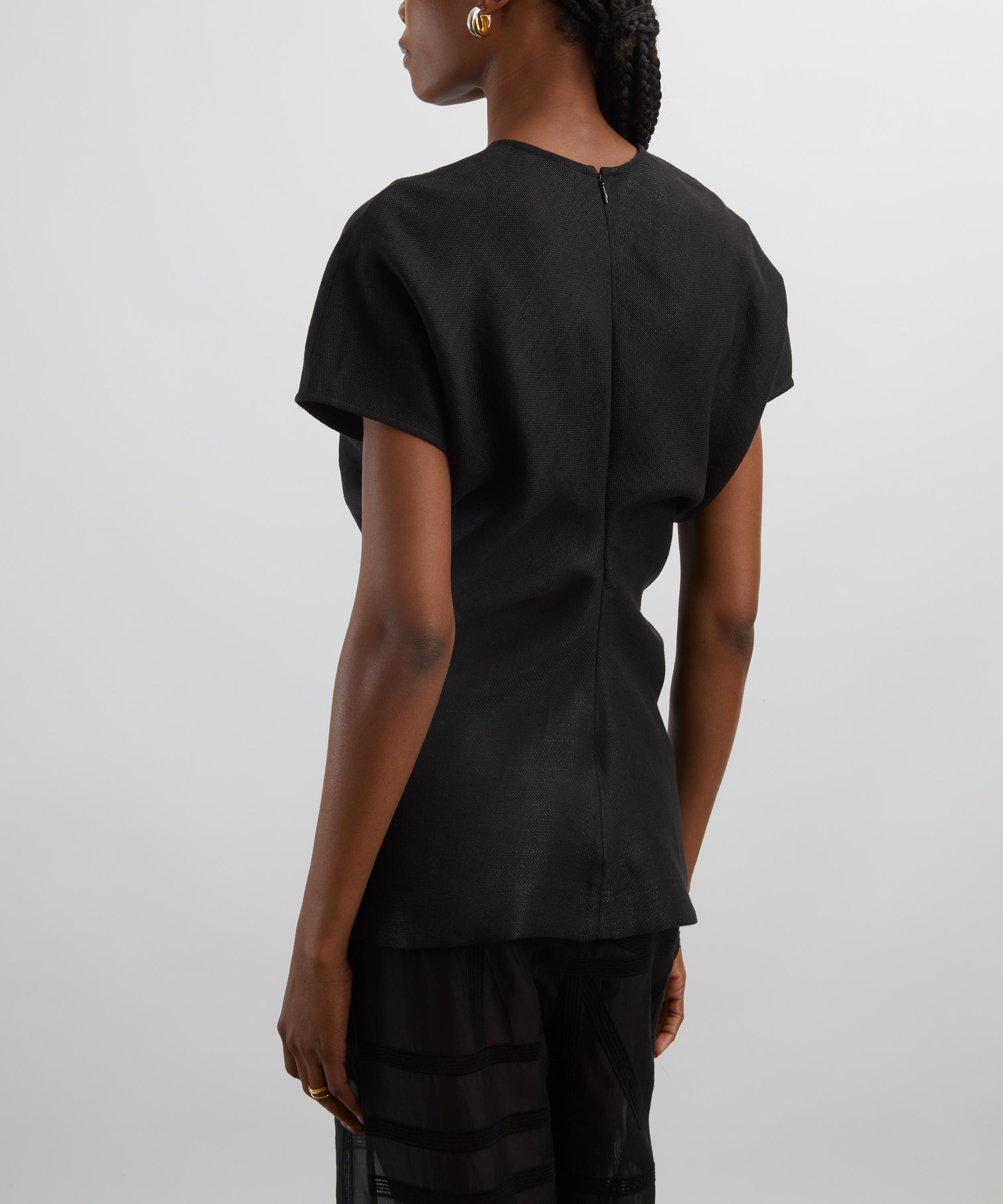 Toteme - Slouch Waist Basketweave Top image number 3