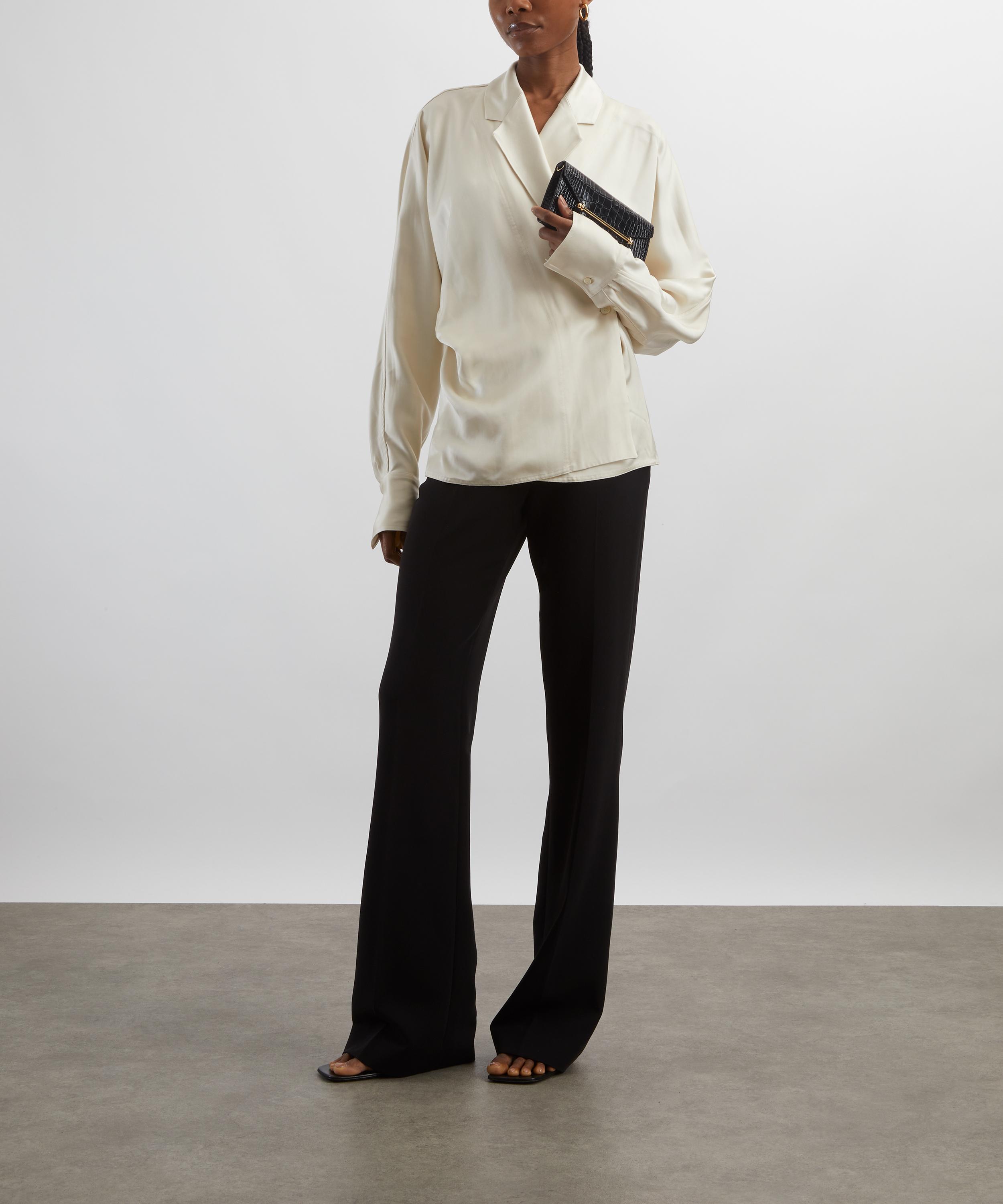 Toteme - Satin Wrap Blouse image number 1