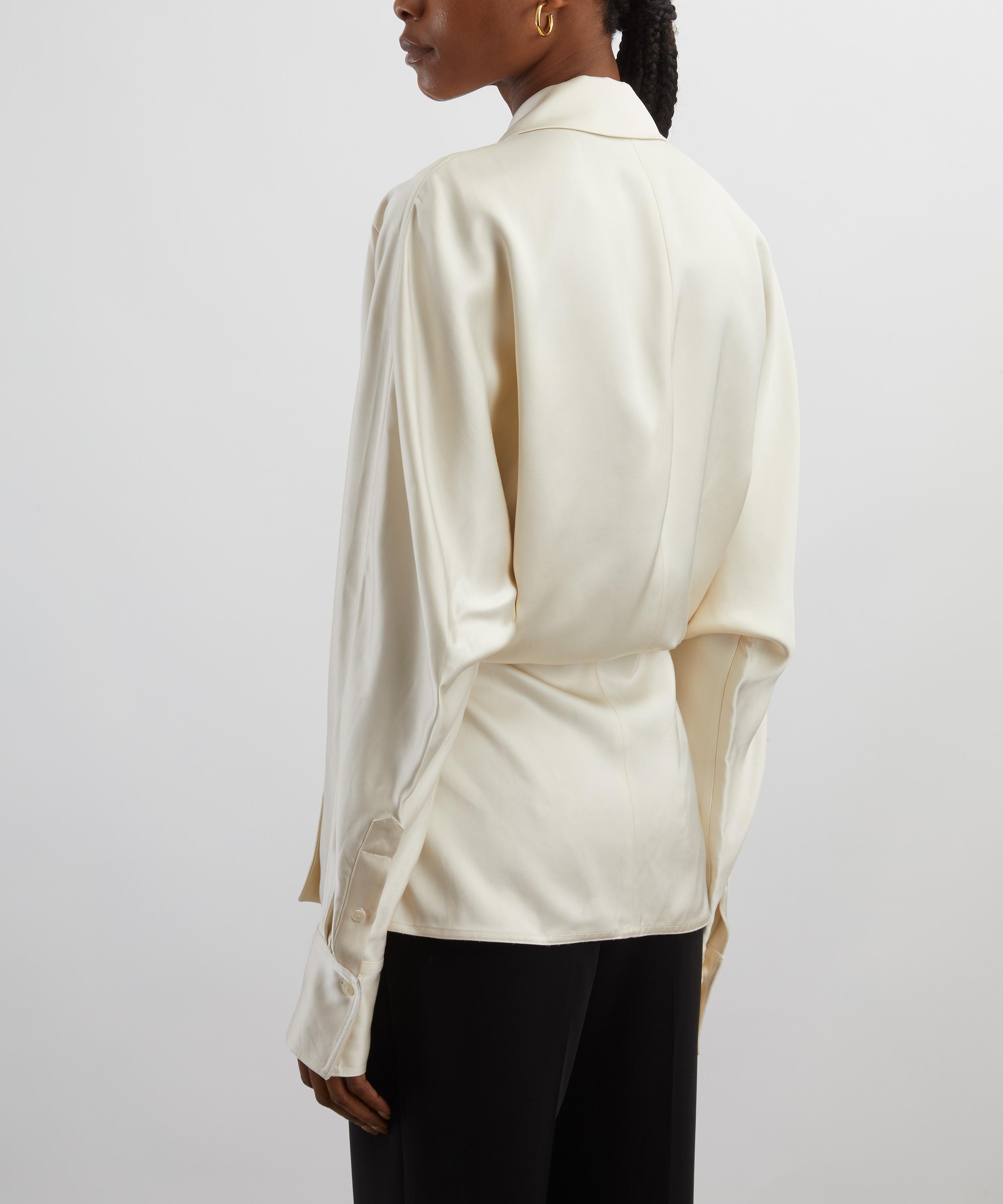 Toteme - Satin Wrap Blouse image number 3