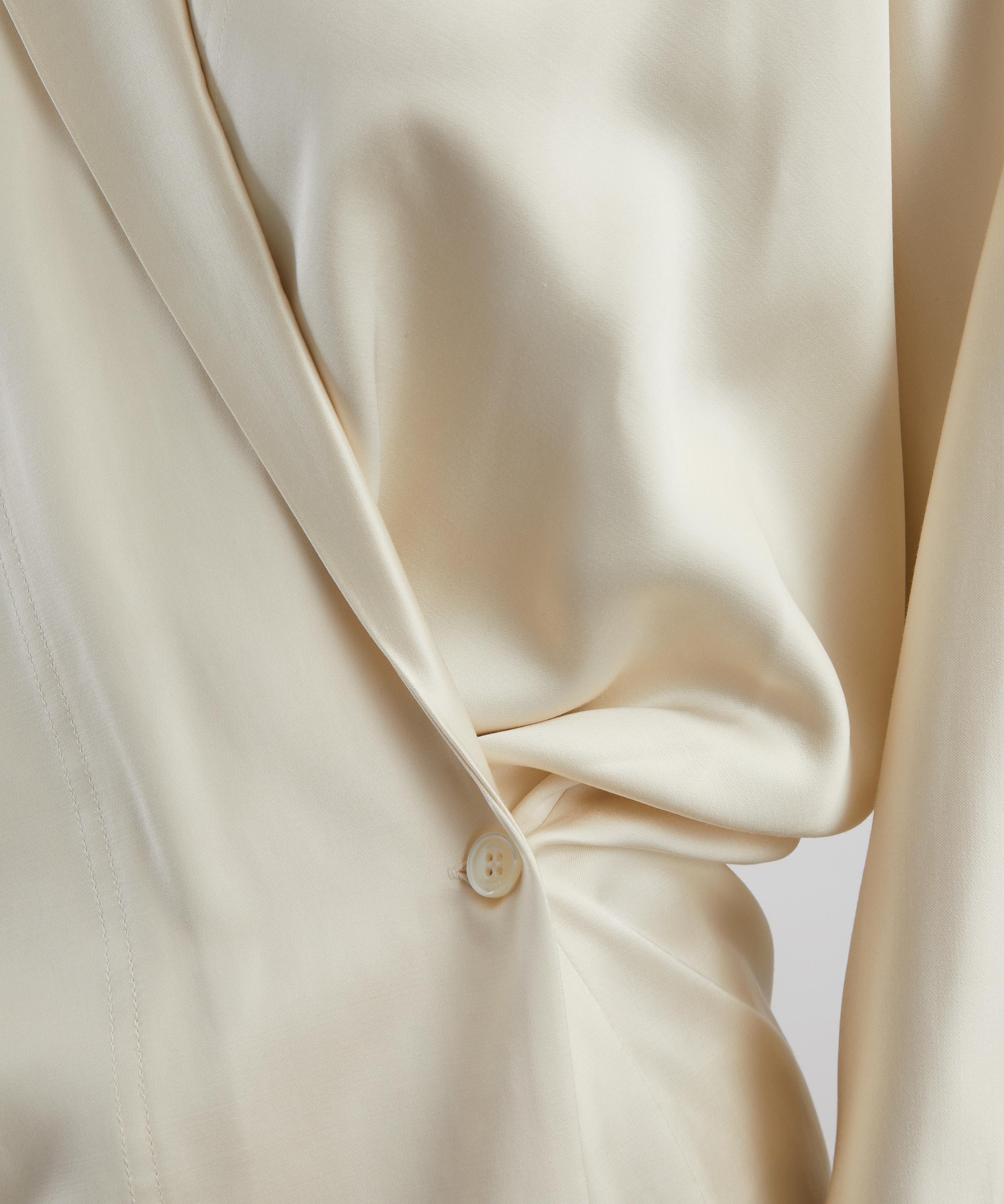 Toteme - Satin Wrap Blouse image number 4