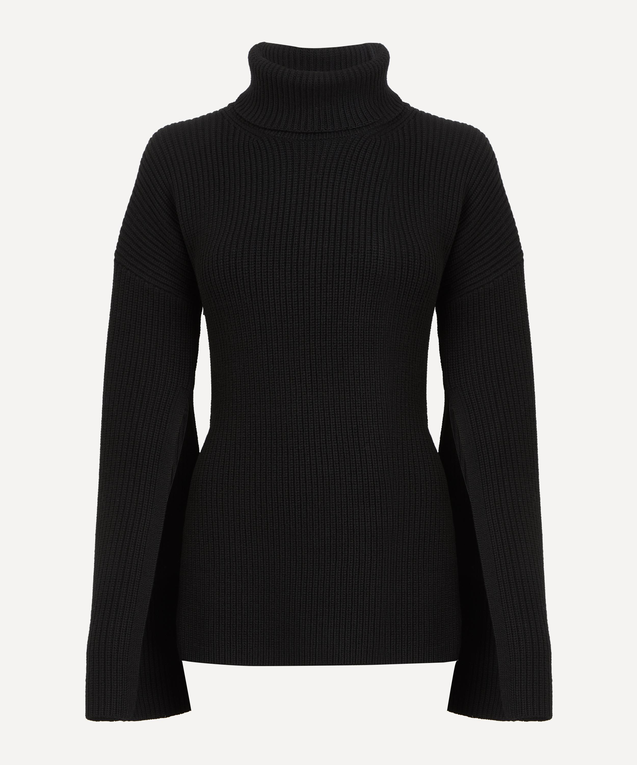 Toteme - Slit Sleeve Knit Jumper image number 0